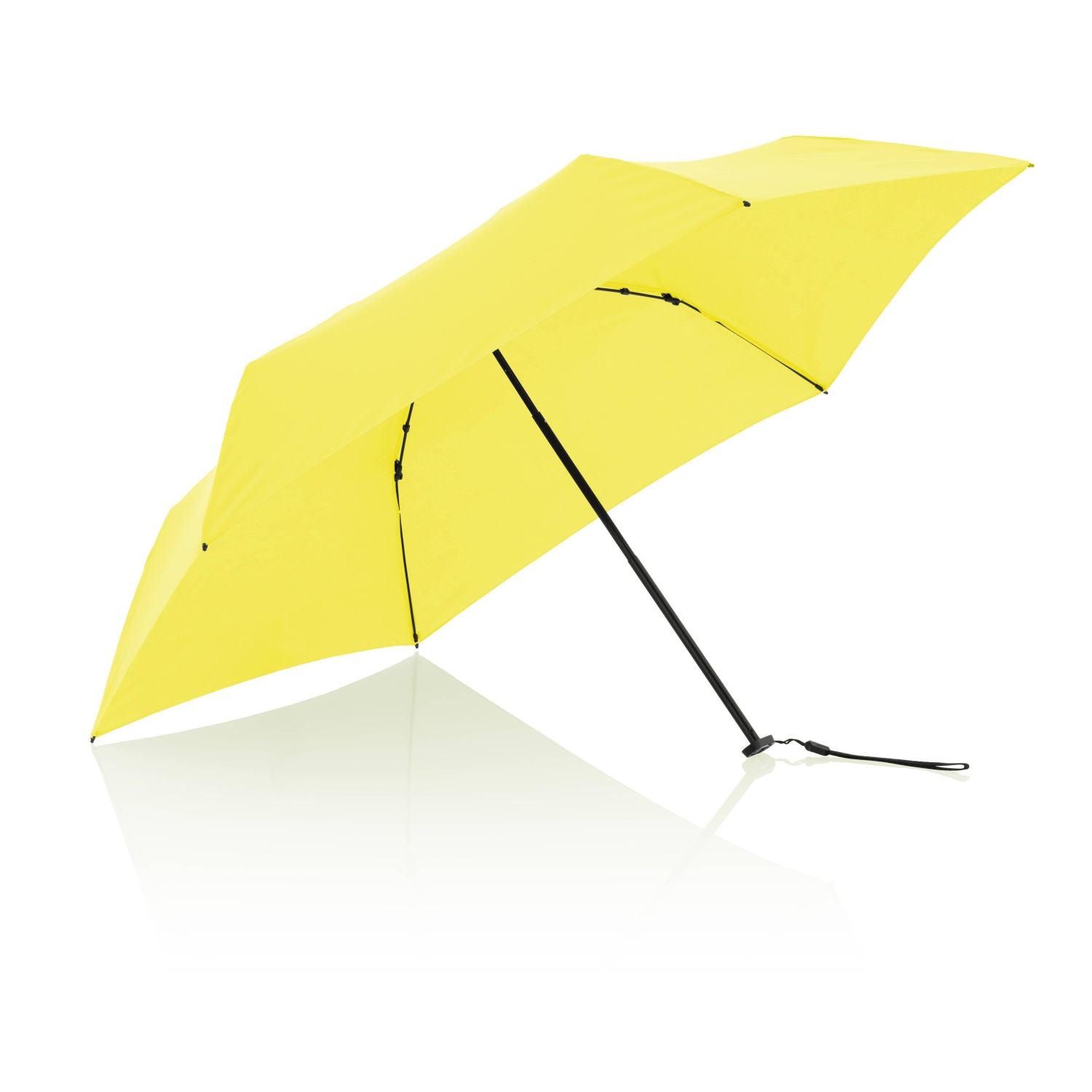 Knirps X4U Ultralight Slim Manual Umbrella With Eva Case - Neon Yellow