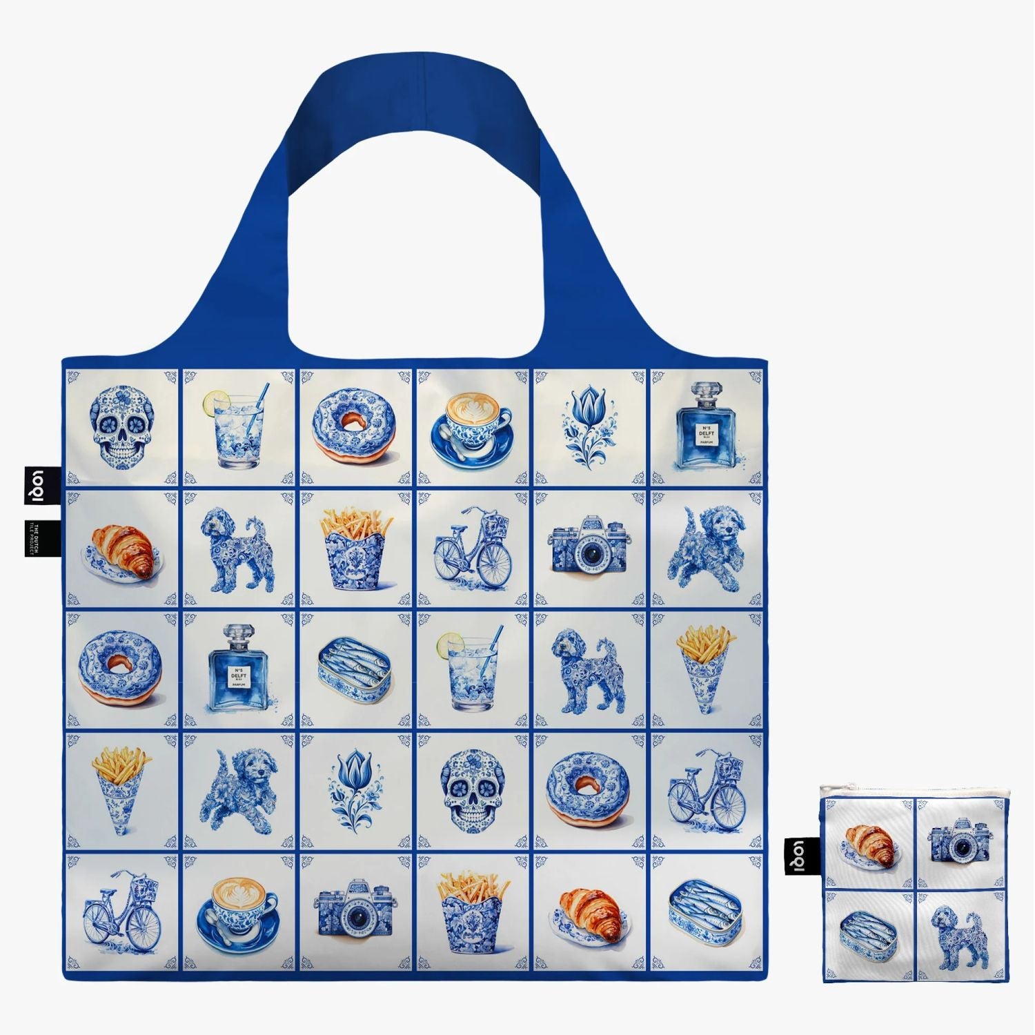 LOQI Artist Bag - Delft - Funky