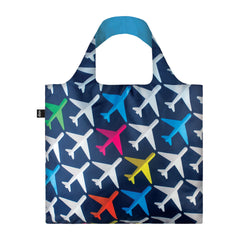 LOQI Airport Foldable Tote Bag - Airplane