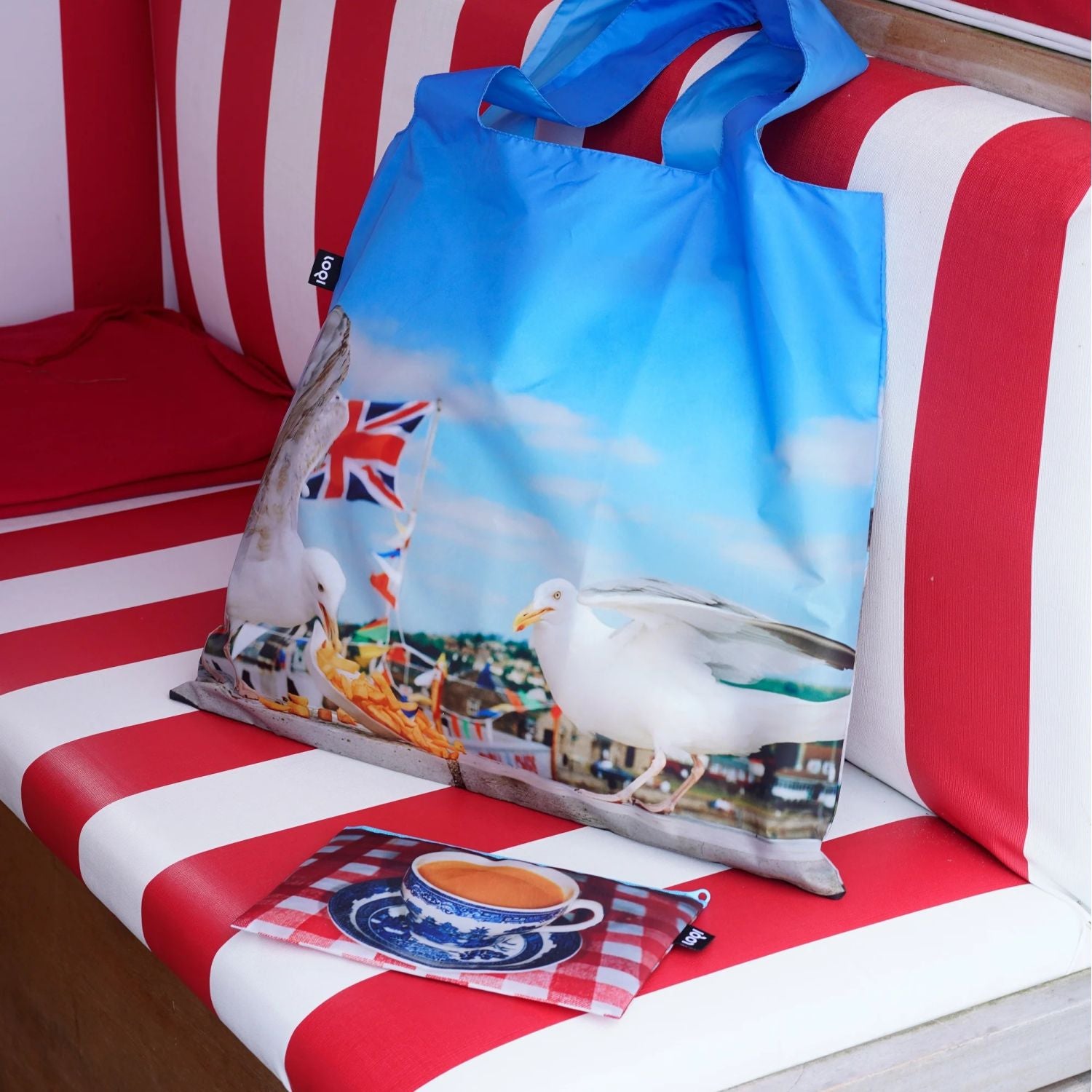 LOQI Museum Bag - Martin Parr - Seagulls Eating Chips