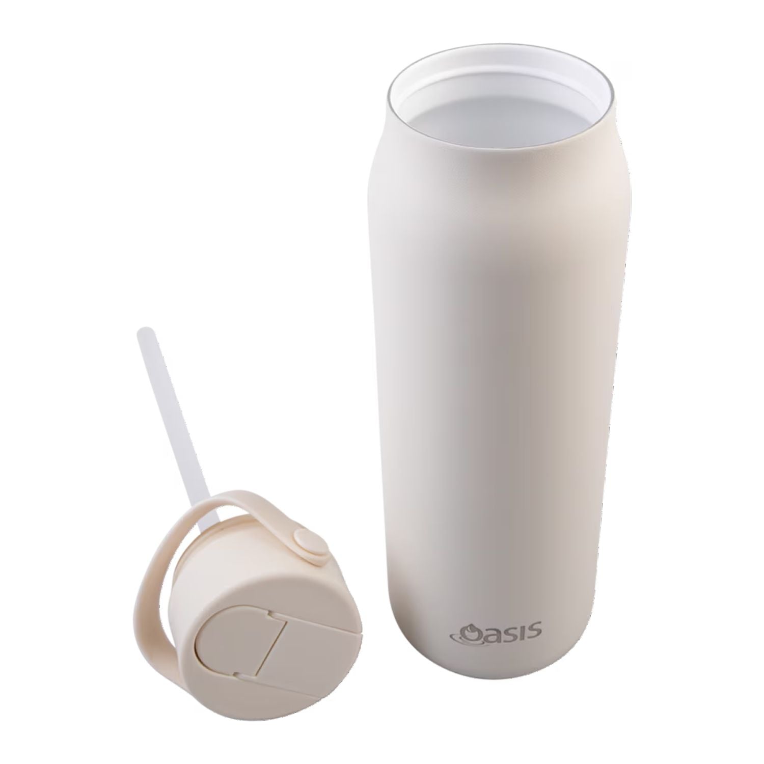 Oasis Ceramic S/S Insulated Sorrento Sipper Bottle 900ML - Alabaster