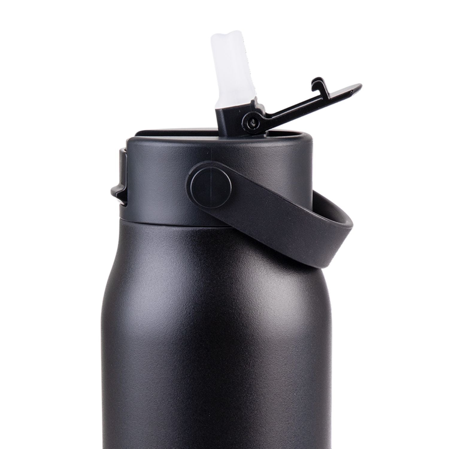 Oasis Ceramic S/S Insulated Sorrento Sipper Bottle 900ML - Black