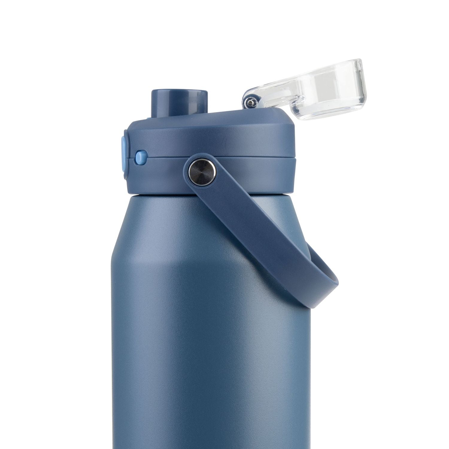 Oasis Ceramic S/S Triple Wall Capri Quick Release Drink Bottle 1L - Indigo
