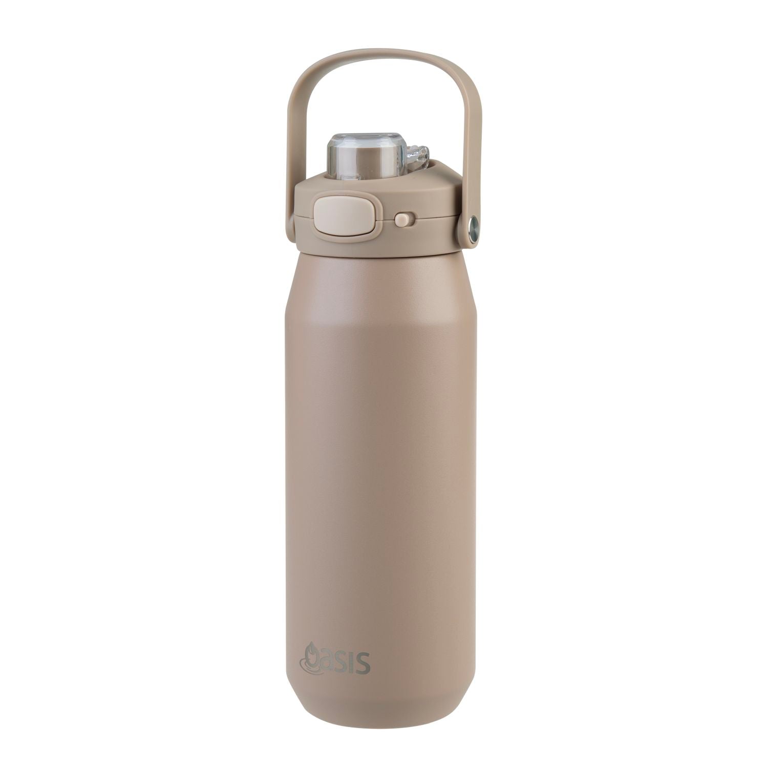 Oasis Ceramic S/S Triple Wall Capri Quick Release Drink Bottle Cap Only - Latte