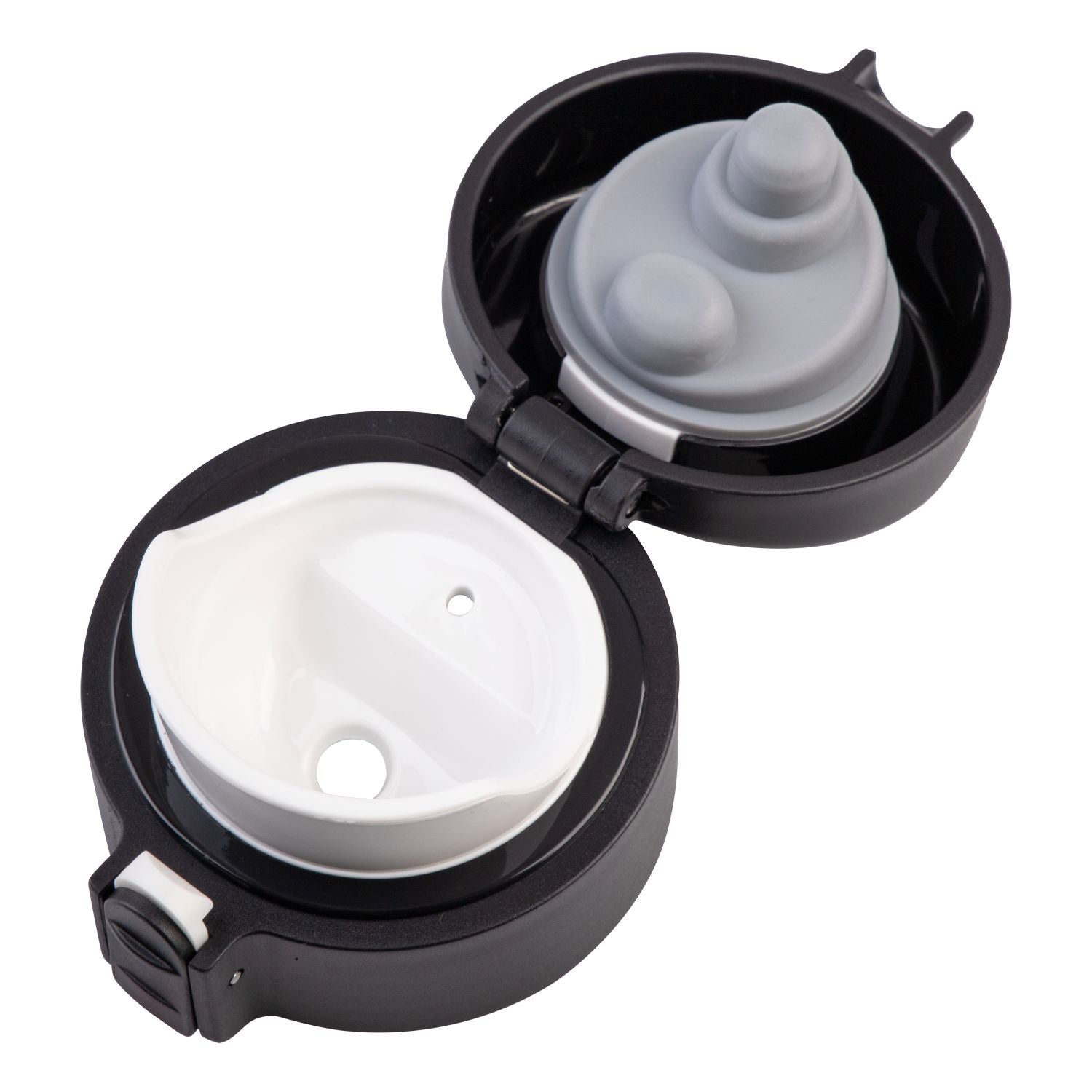 Oasis S/S Flip-Top With Lock Vacuum Flask 480Ml - Black