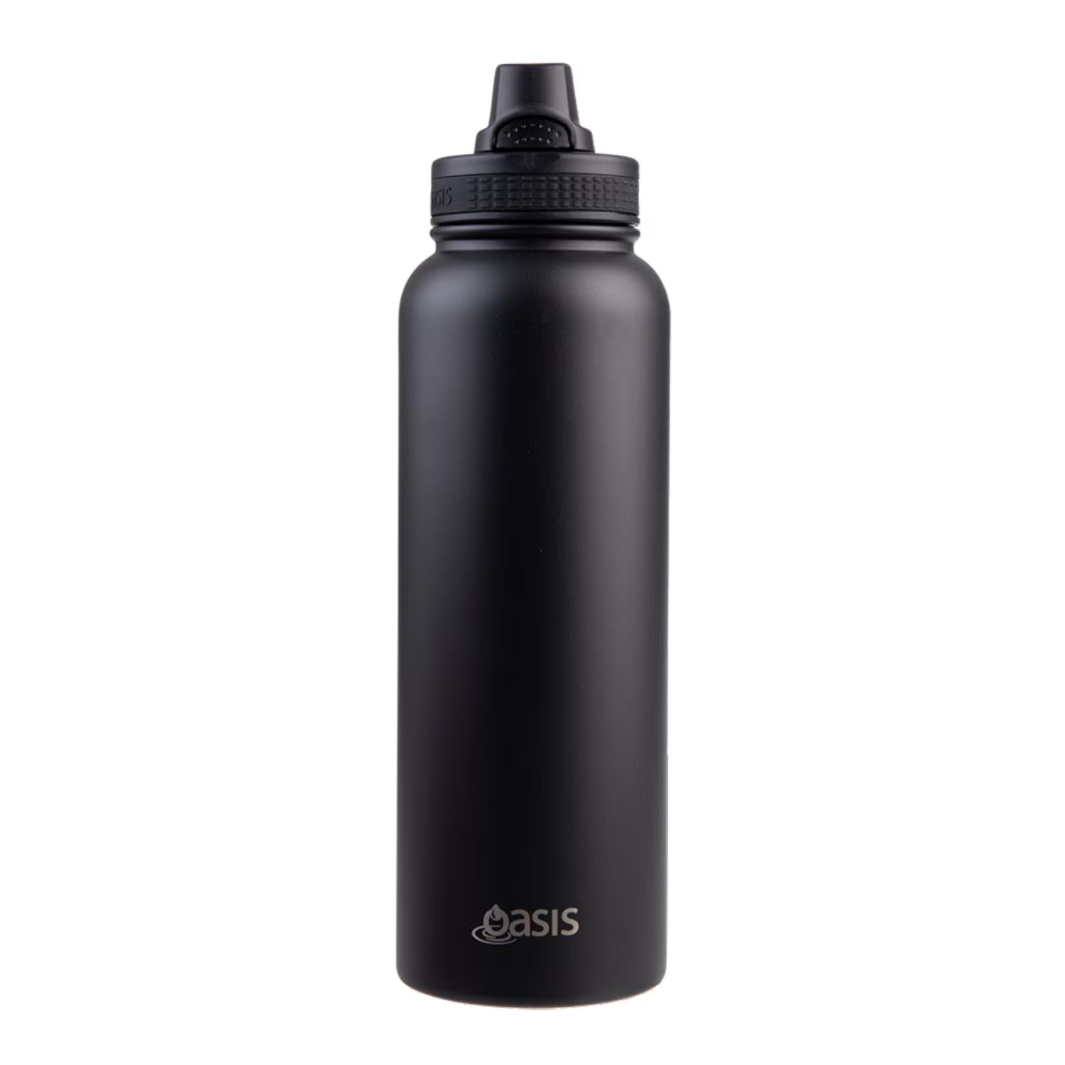 Oasis S/S Insulated Thermal Sports Bottle Quick Release 1.1L - Black
