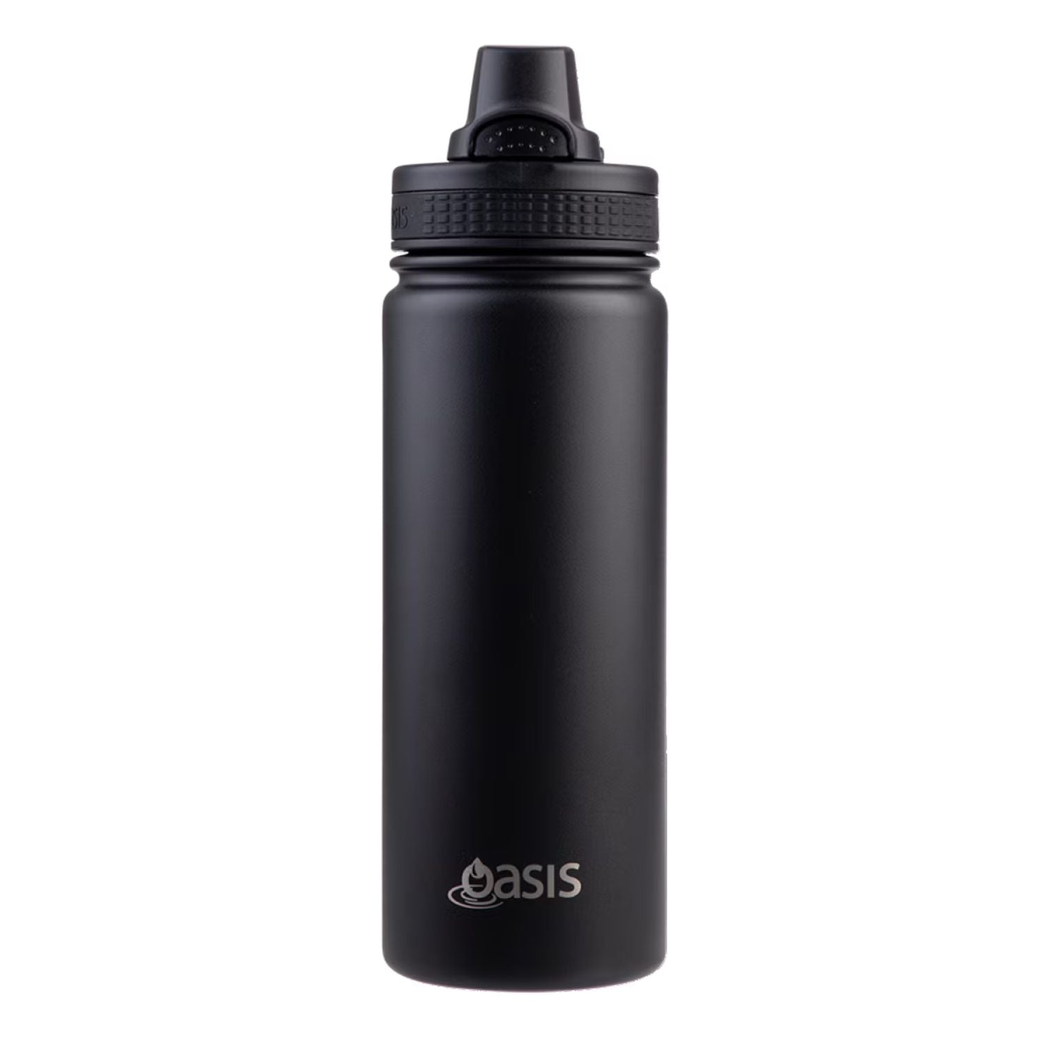 Oasis S/S Insulated Thermal Sports Bottle Quick Release 550ML - Black
