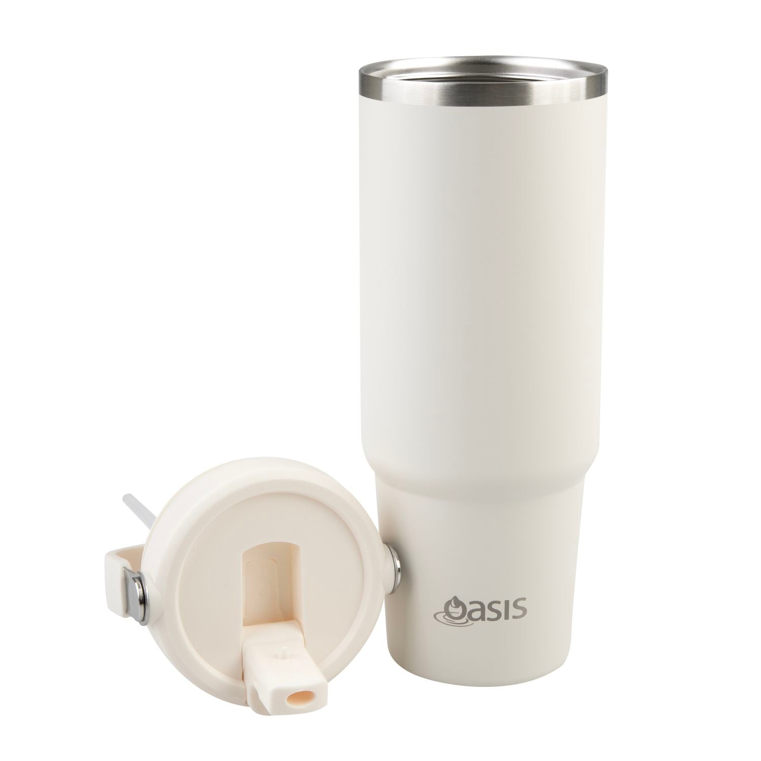Oasis S/S Insulated Voyager Carry Tumbler Cap Only - Alabaster
