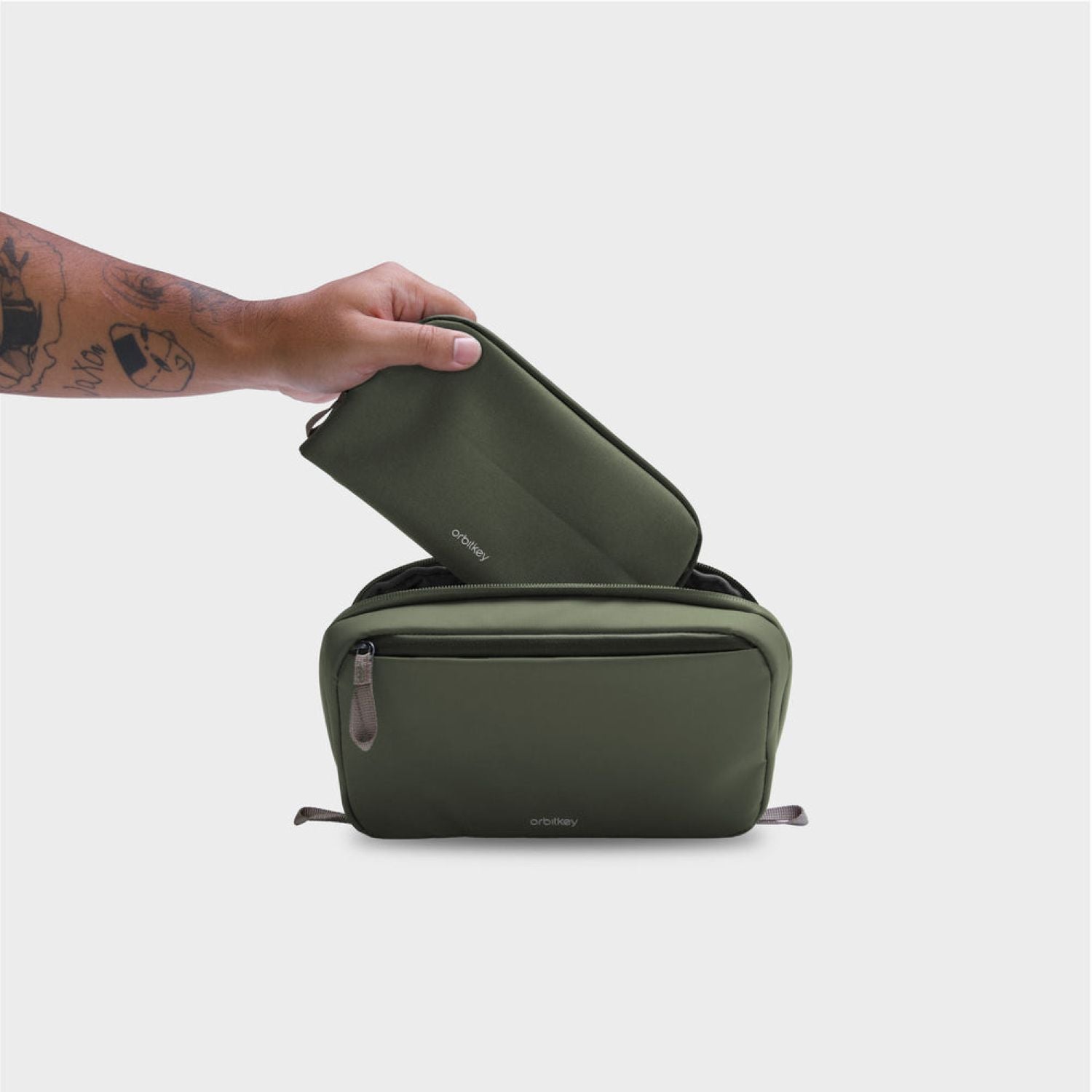 Orbitkey 2-In-1 Tech Pouch (Olive)