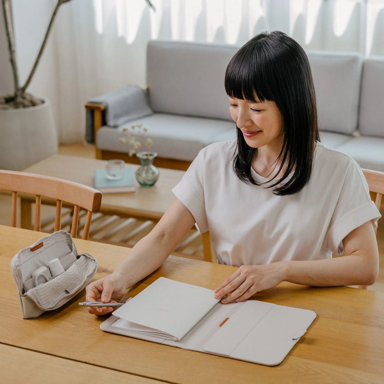 Orbitkey Konmari Desk Pouch (Stone)