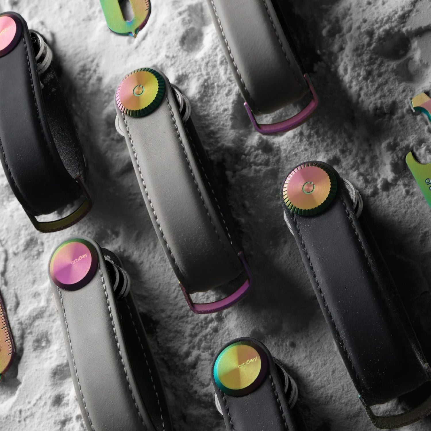 Orbitkey Leather Key Organiser Pro Cosmic Range (Eclipse)