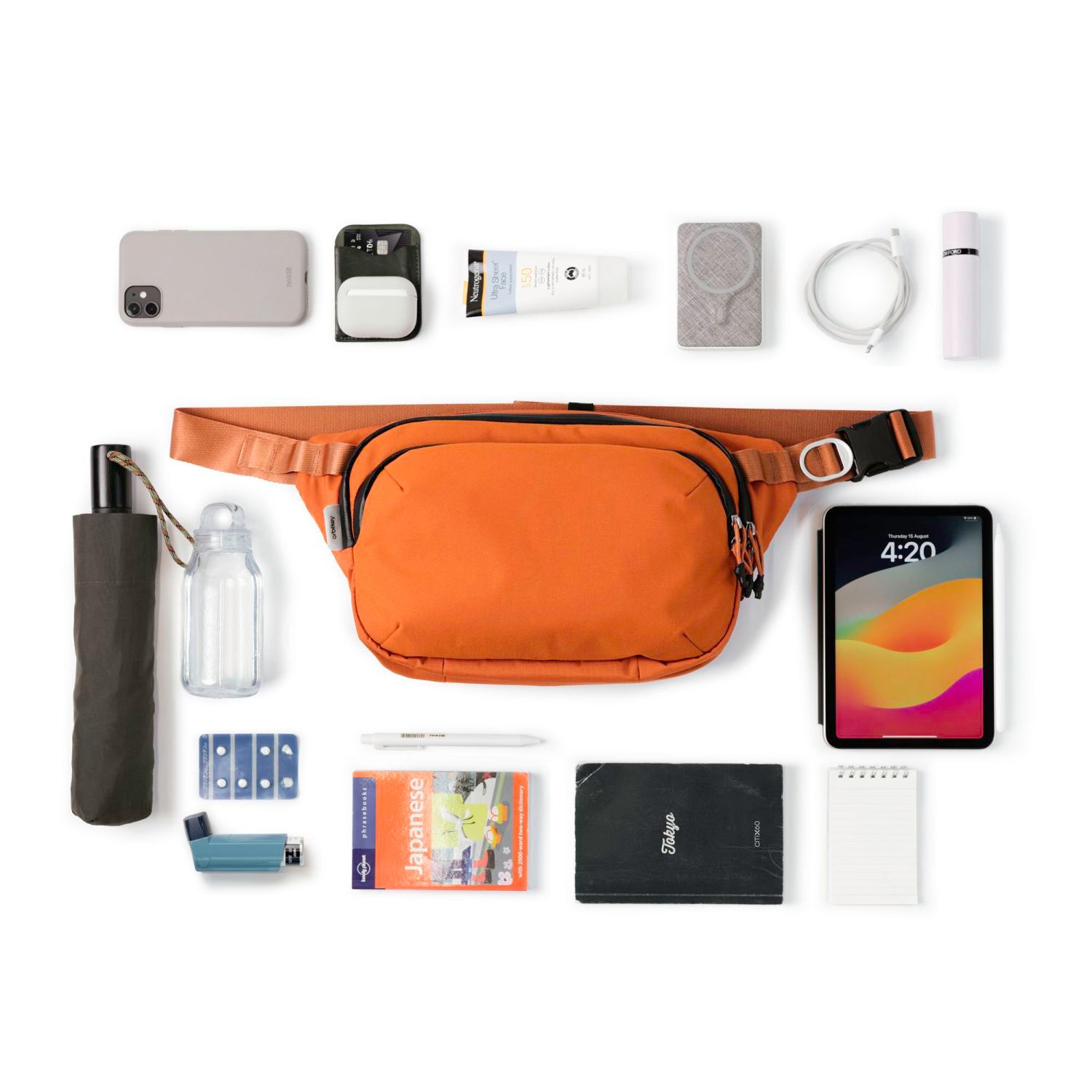 Orbitkey Urban Sling Bag Plus 6L (Terracotta)