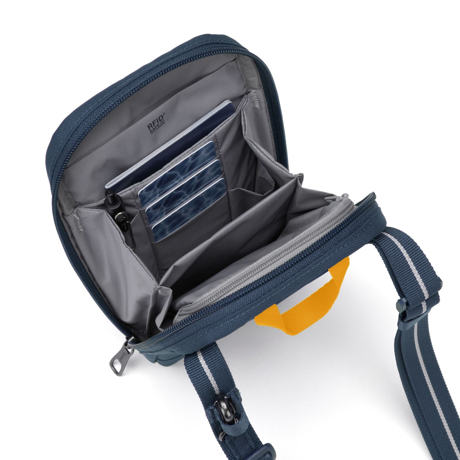 Pacsafe RFIDsafe Tech Crossbody - Coastal Blue