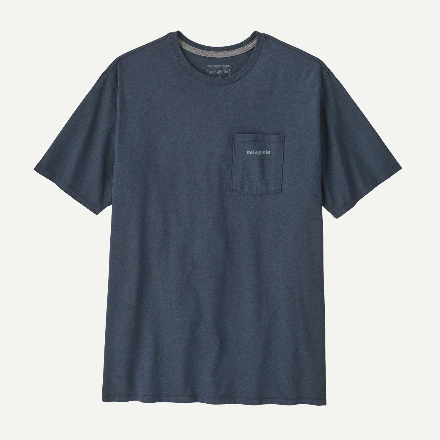 Patagonia Men's Boardshort Logo Pocket Responsibili-Tee® (Summit Blue) - L