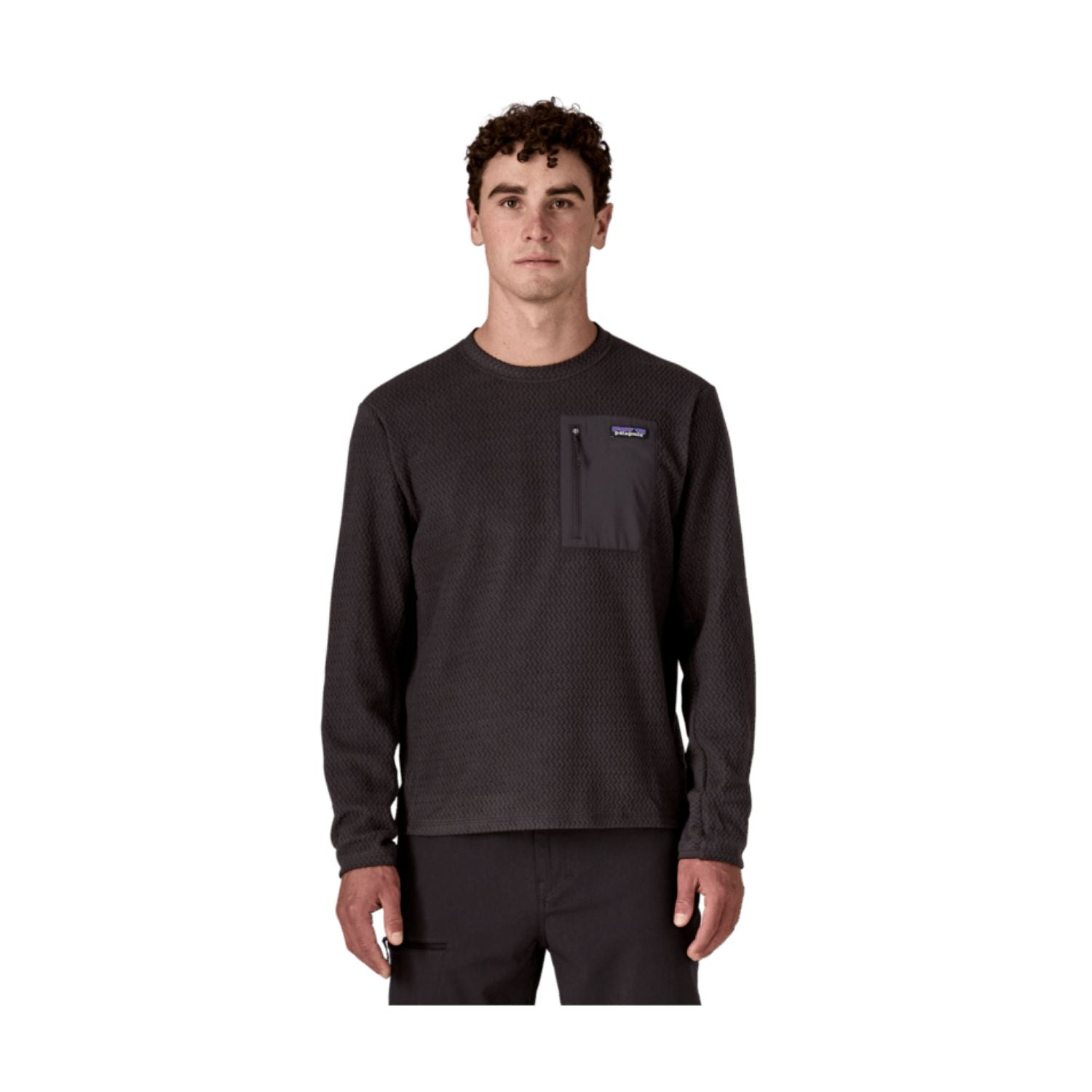 Patagonia Men's R1® Air Fleece Crewneck - L (Black)