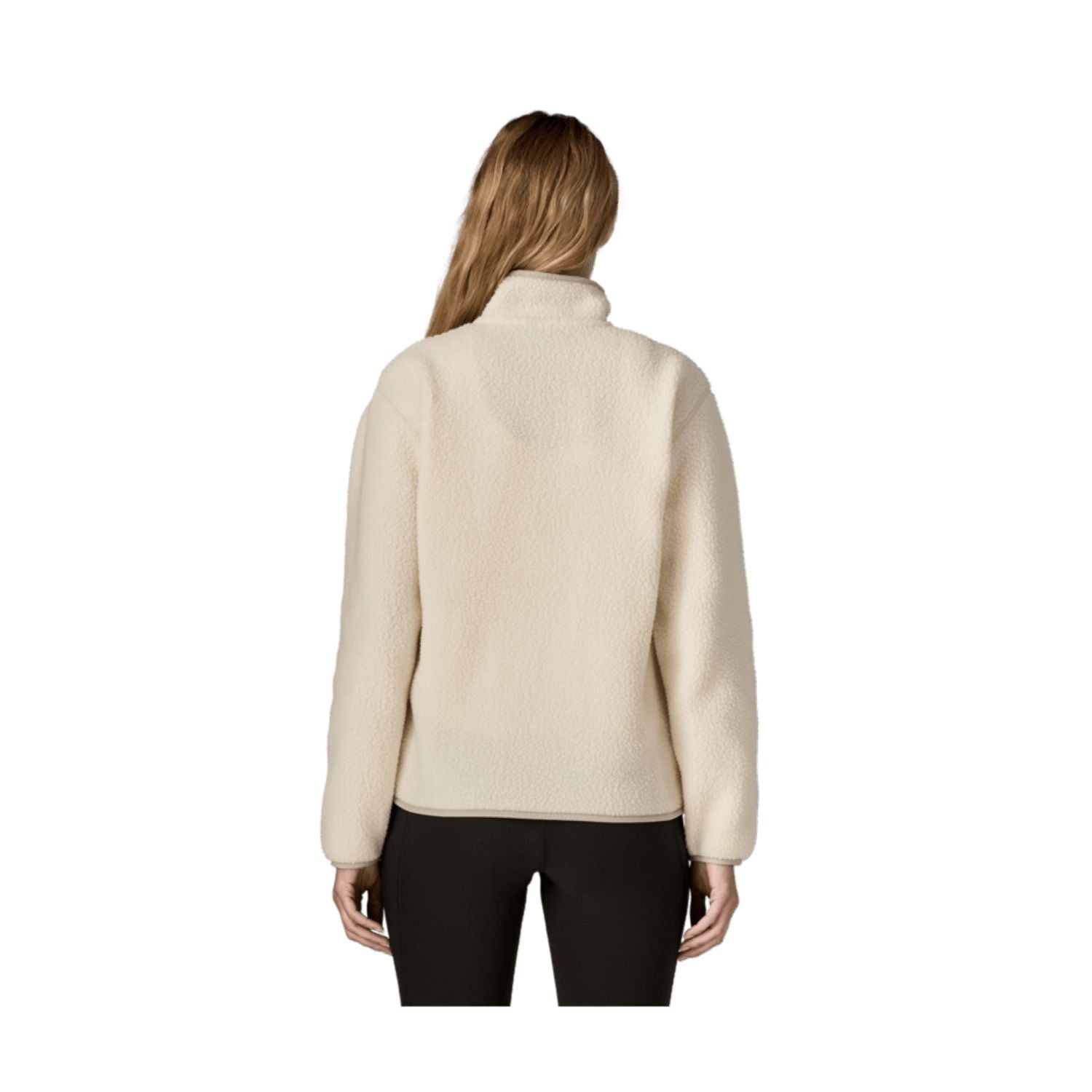 Patagonia Women's Retro Pile Marsupial Fleece Pullover - S (Natural)