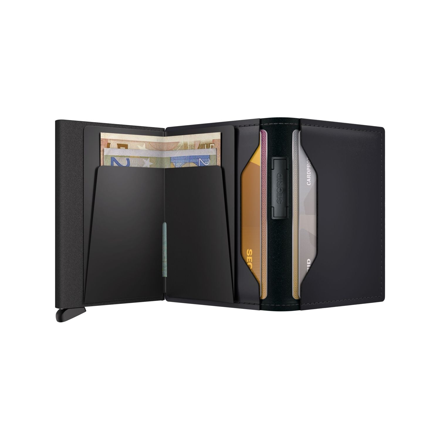 Secrid Bandwallet Matte Leather - Black Black