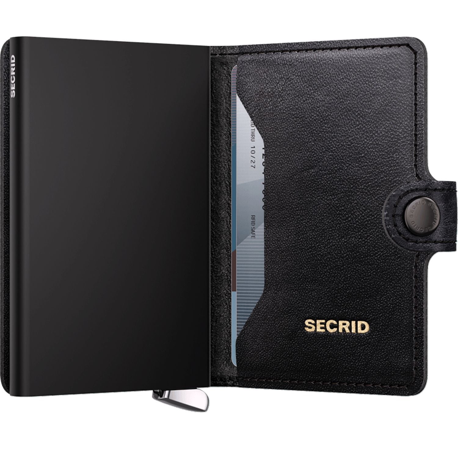 Secrid Miniwallet Emboss Line-Prenium Black