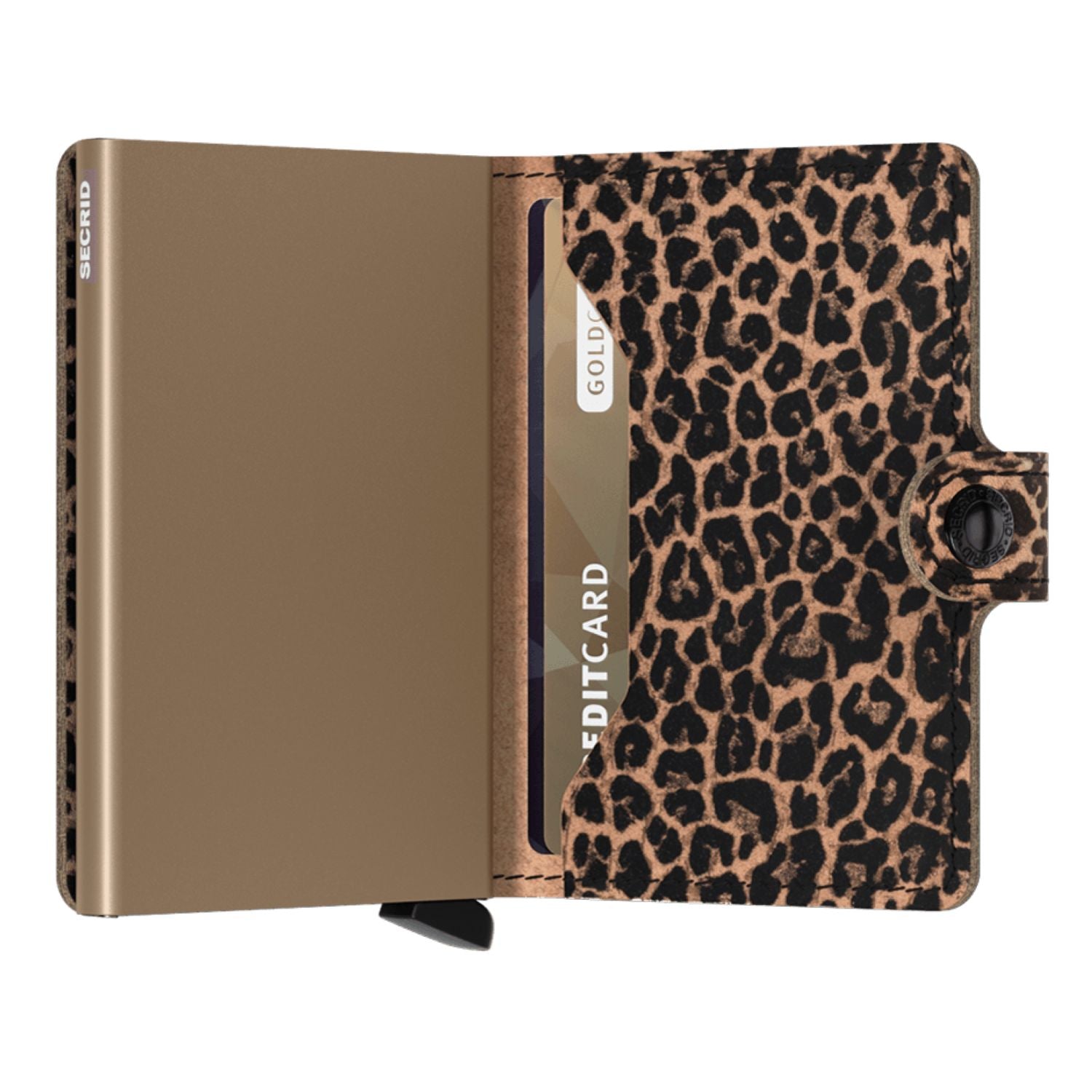 Secrid Miniwallet Flocked - Leo Beige