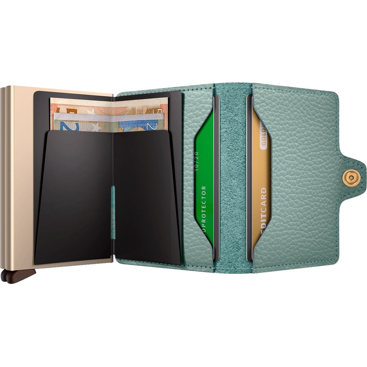 Secrid Twinwallet Pebble - Sea Green