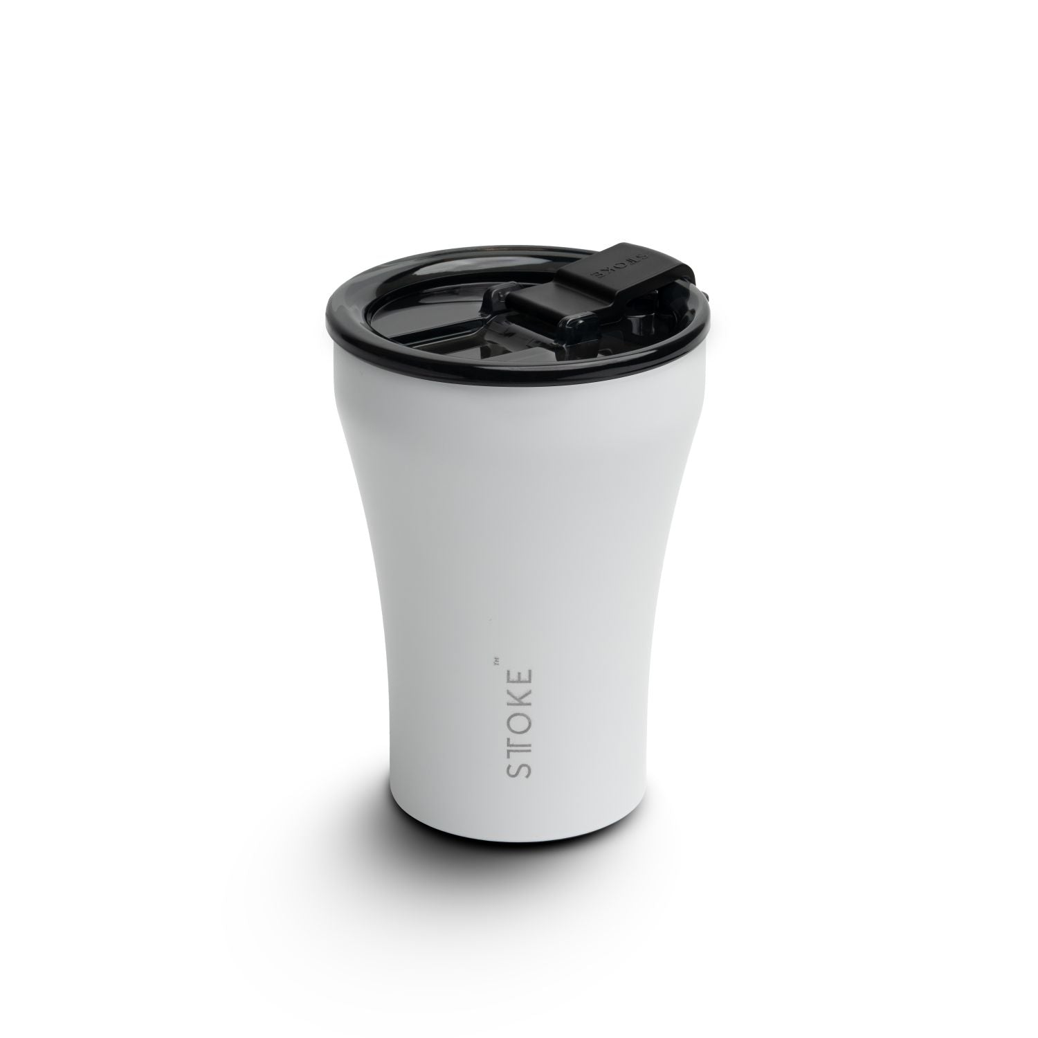 STTOKE Leakproof Classic Ceramic Insulated Cup 8oz - Angel White