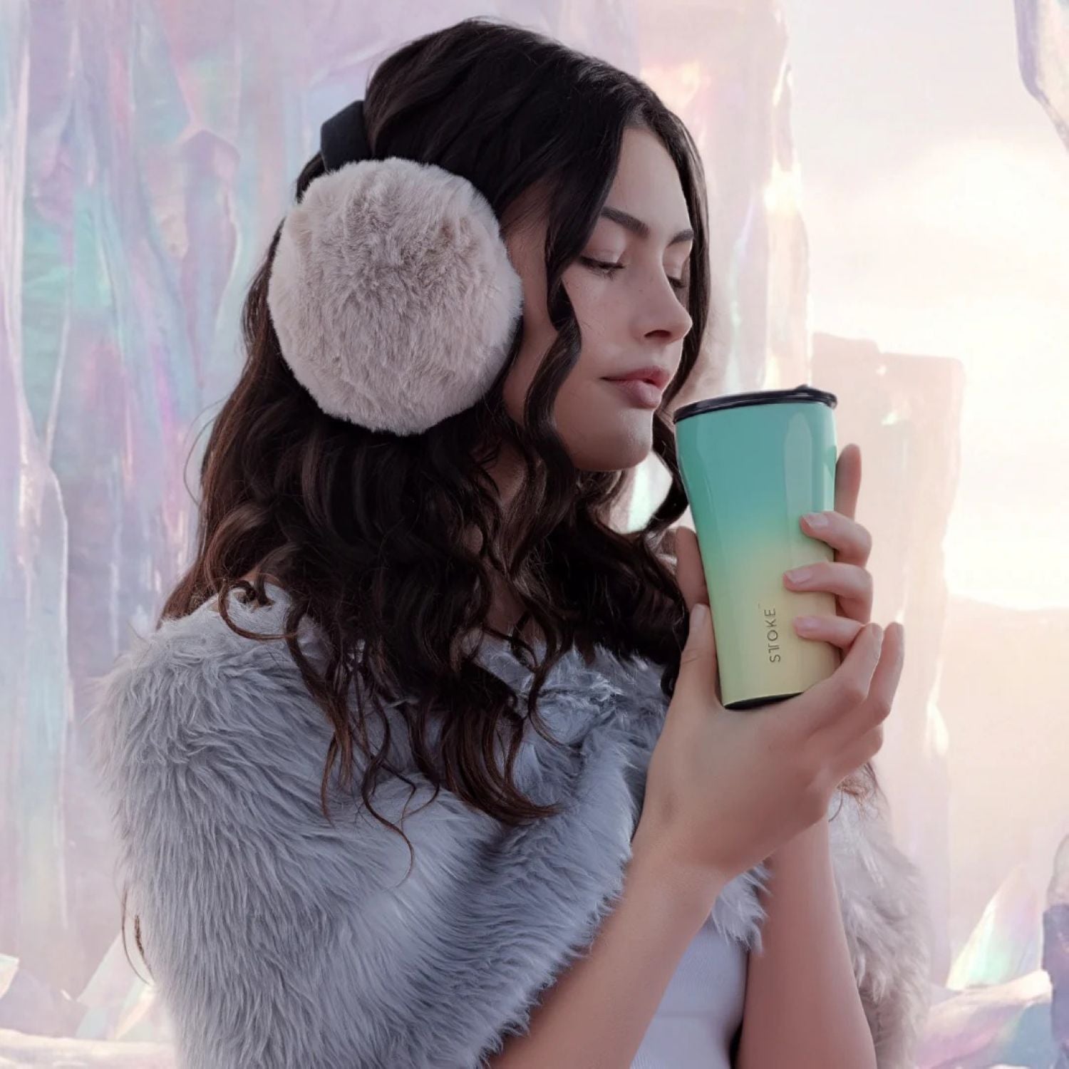 STTOKE Leakproof Flow Ceramic Insulated Cup 12oz - Reef Green