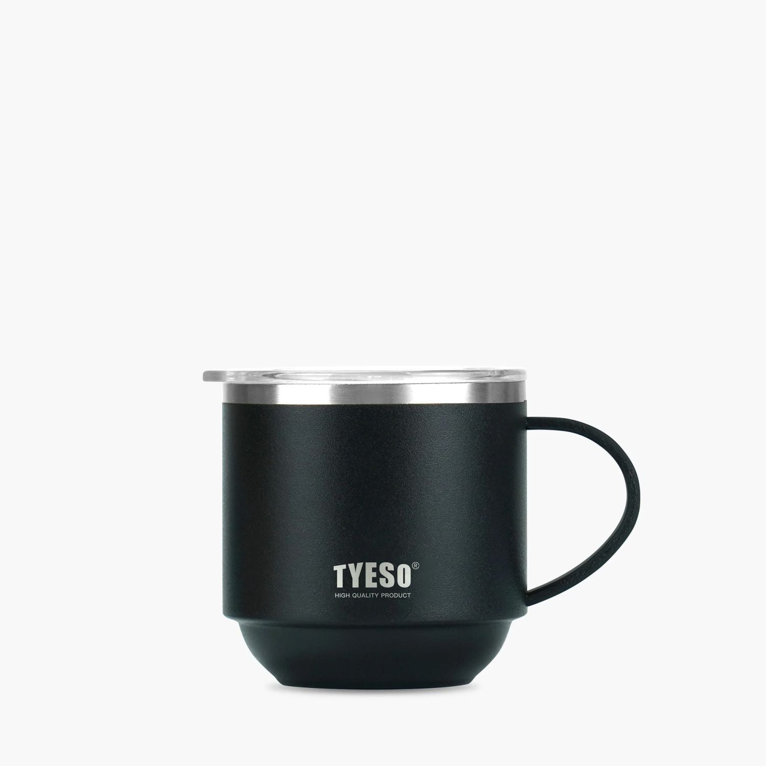 Tyeso Dock Slider Sipper Stackable S/S Vacuum Insulated Table Mug 330ml - Black