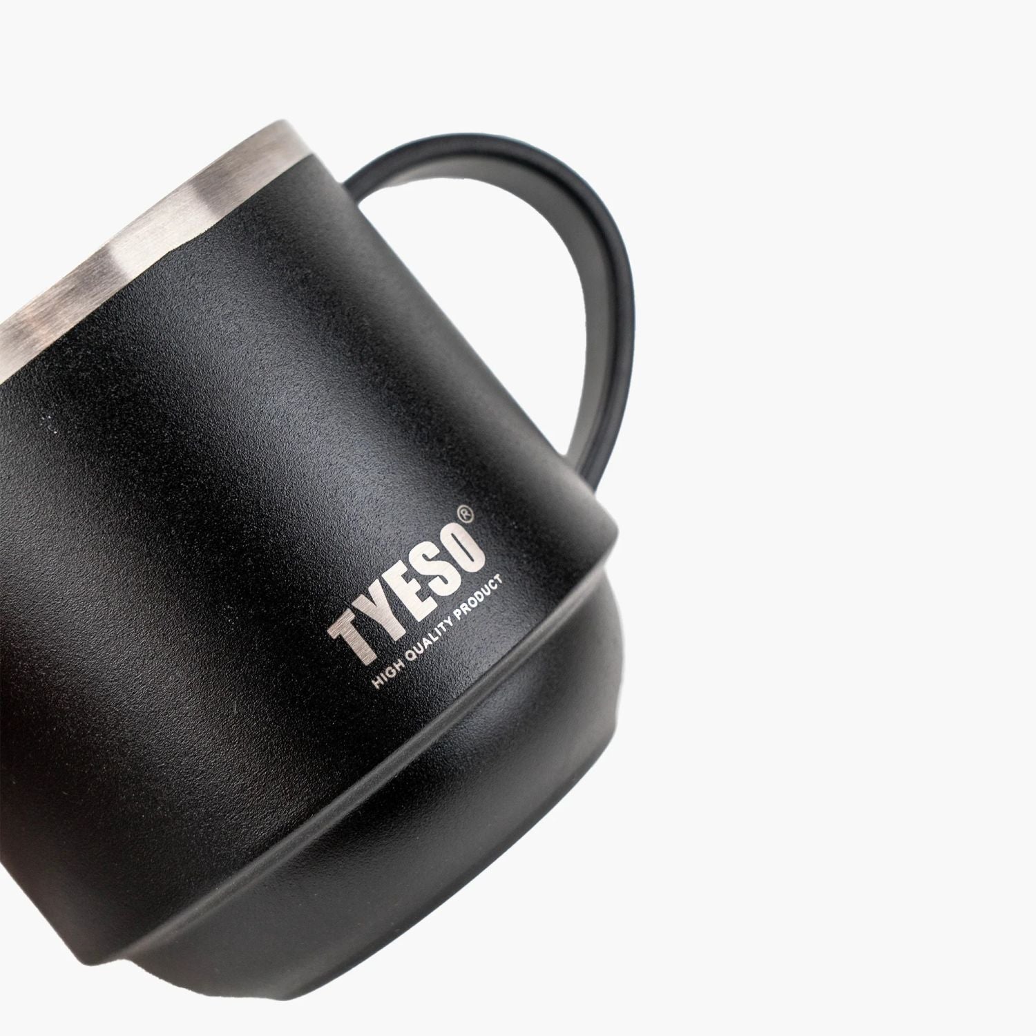 Tyeso Dock Slider Sipper Stackable S/S Vacuum Insulated Table Mug 330ml - Black