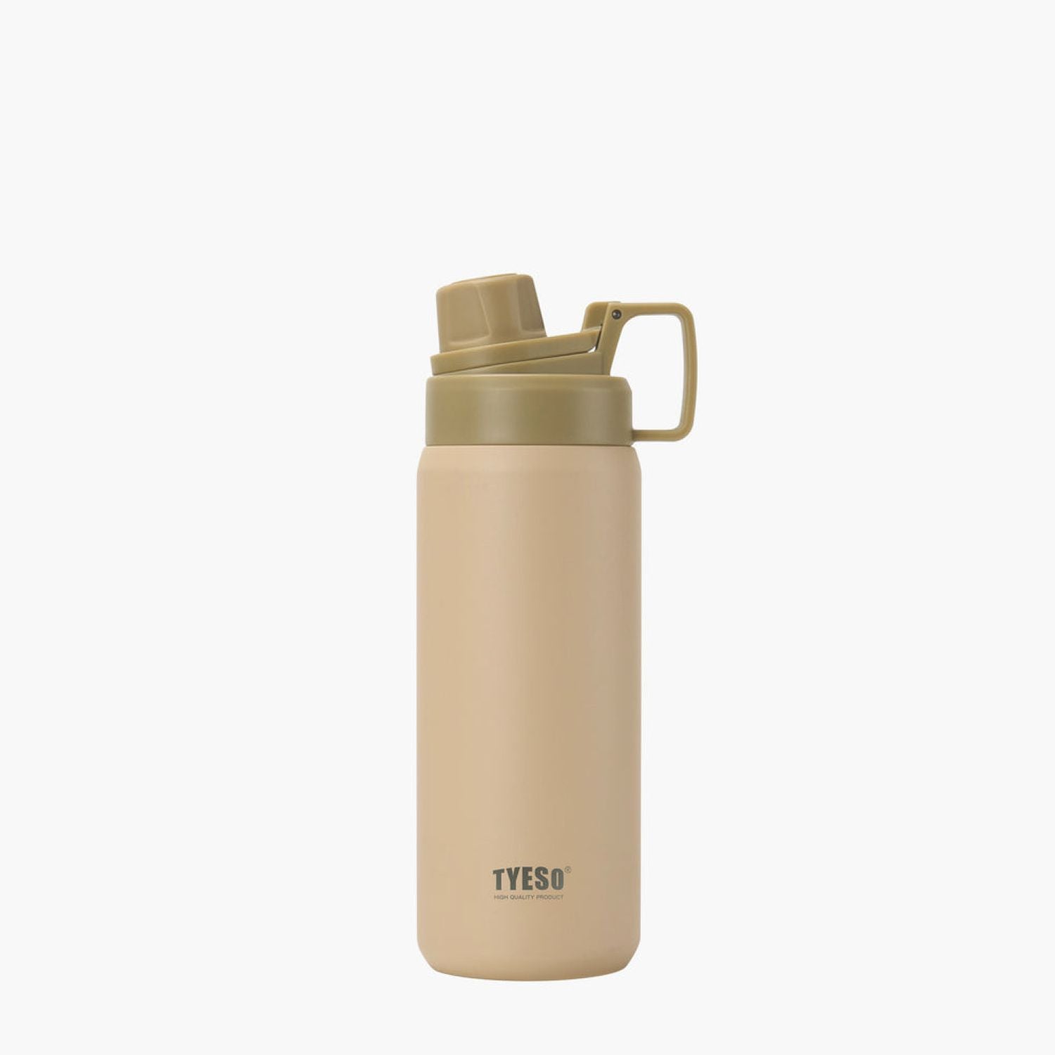 Tyeso Fizz Haze S/S Vacuum Insulated Bottle With Handle 750ML - Mocha