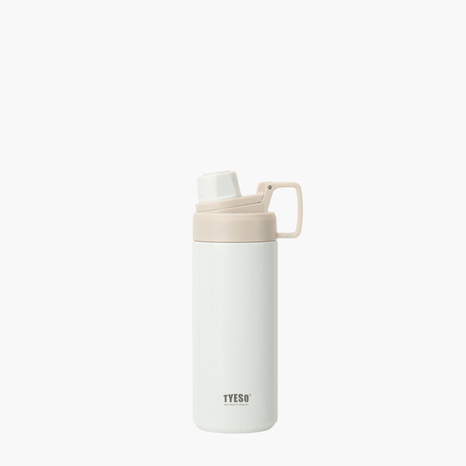 Tyeso Fizz S/S Vacuum Insulated Bottle With Handle 600ML - White