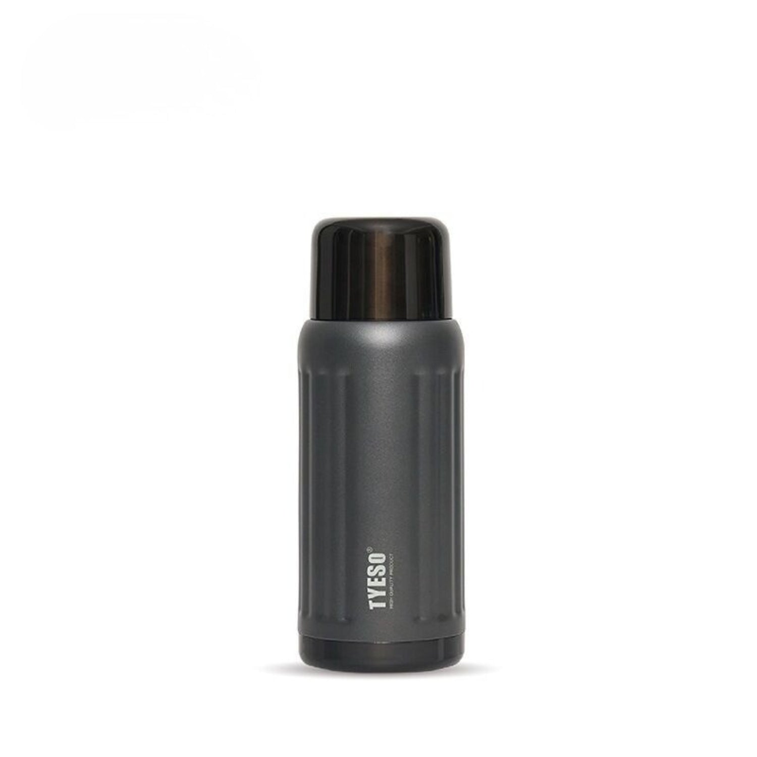 Tyeso Flute Twist Open Lid S/S Vacuum Insulated Bottle 500ML - Black