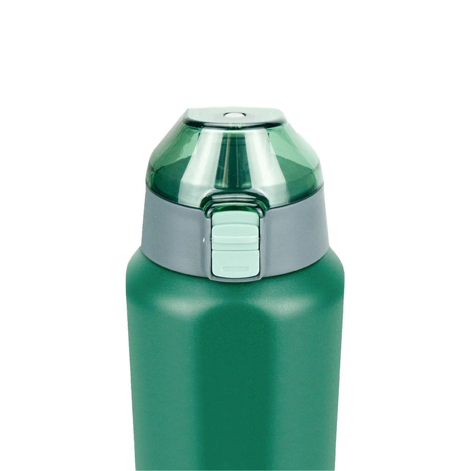 Tyeso Obelisk Lockable One Press Straw Sprout Flip Lid S/S Vacuum Insulated Bottle With Handle 600ml - Green