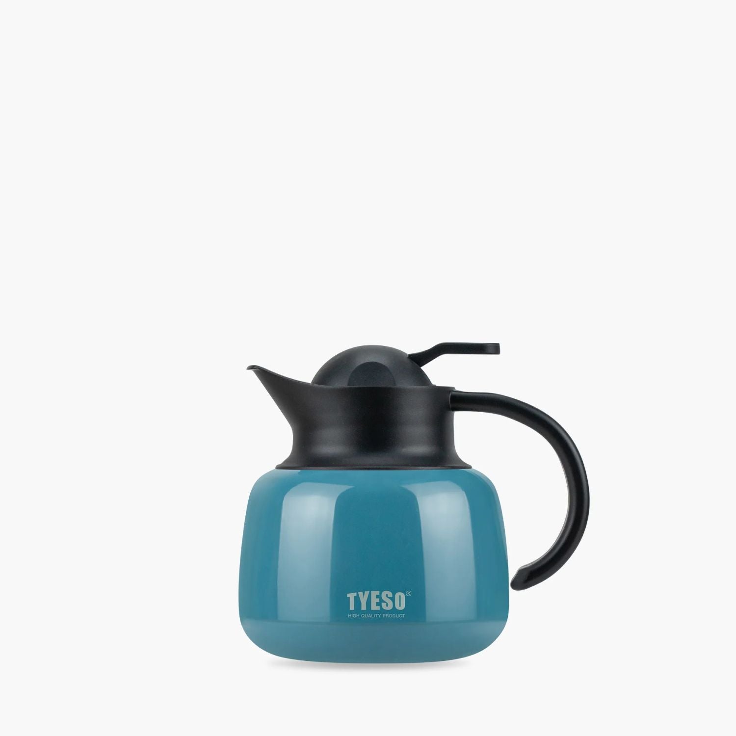 Tyeso Plump Lockable With Filter S/S Vacuum Insulated Tea Pot 750ml - Blue