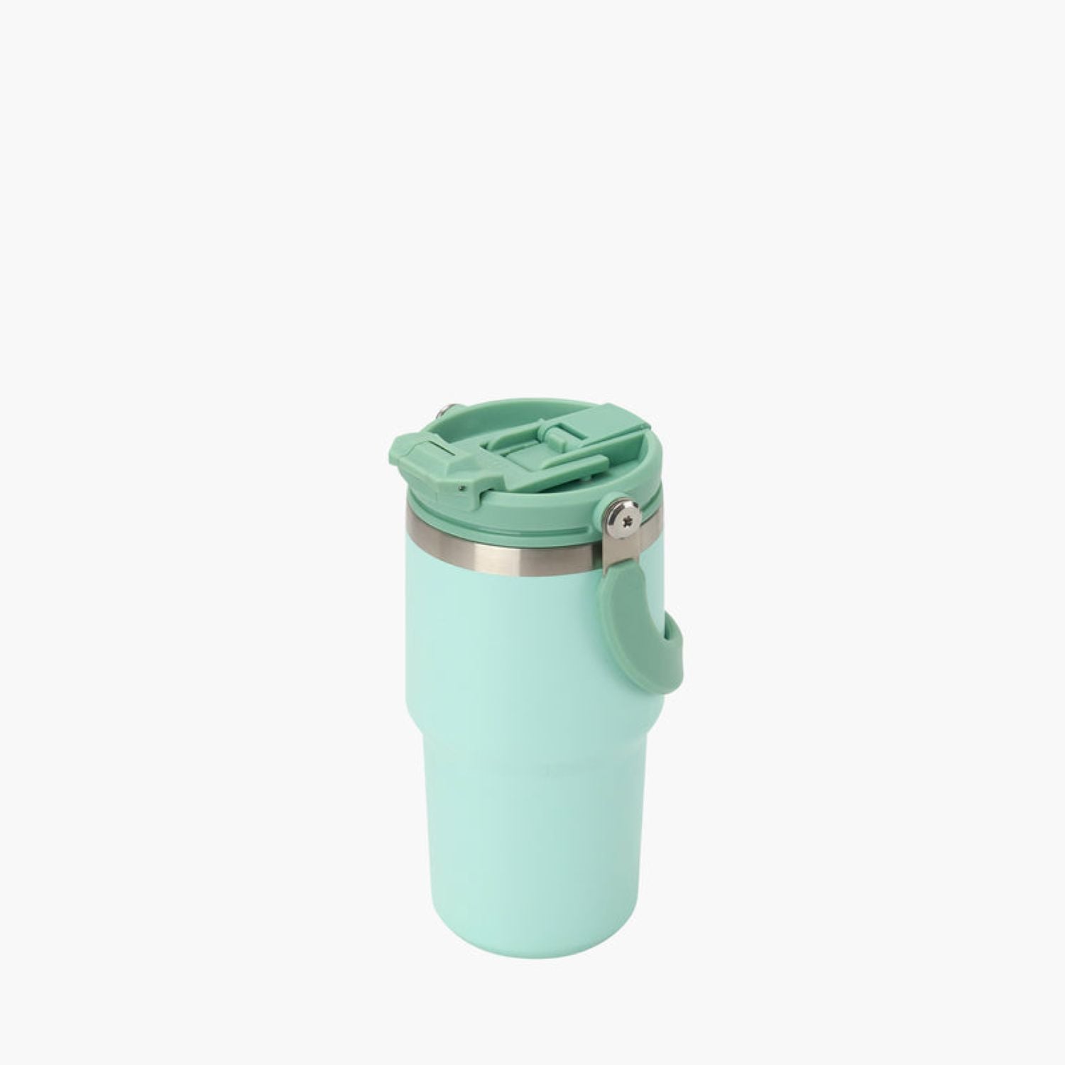 Tyeso Roam 2.0 Leakproof 2 In 1 Sip & Straw Lid S/S Vacuum Insulated Tumbler With Handle 600ML - Green