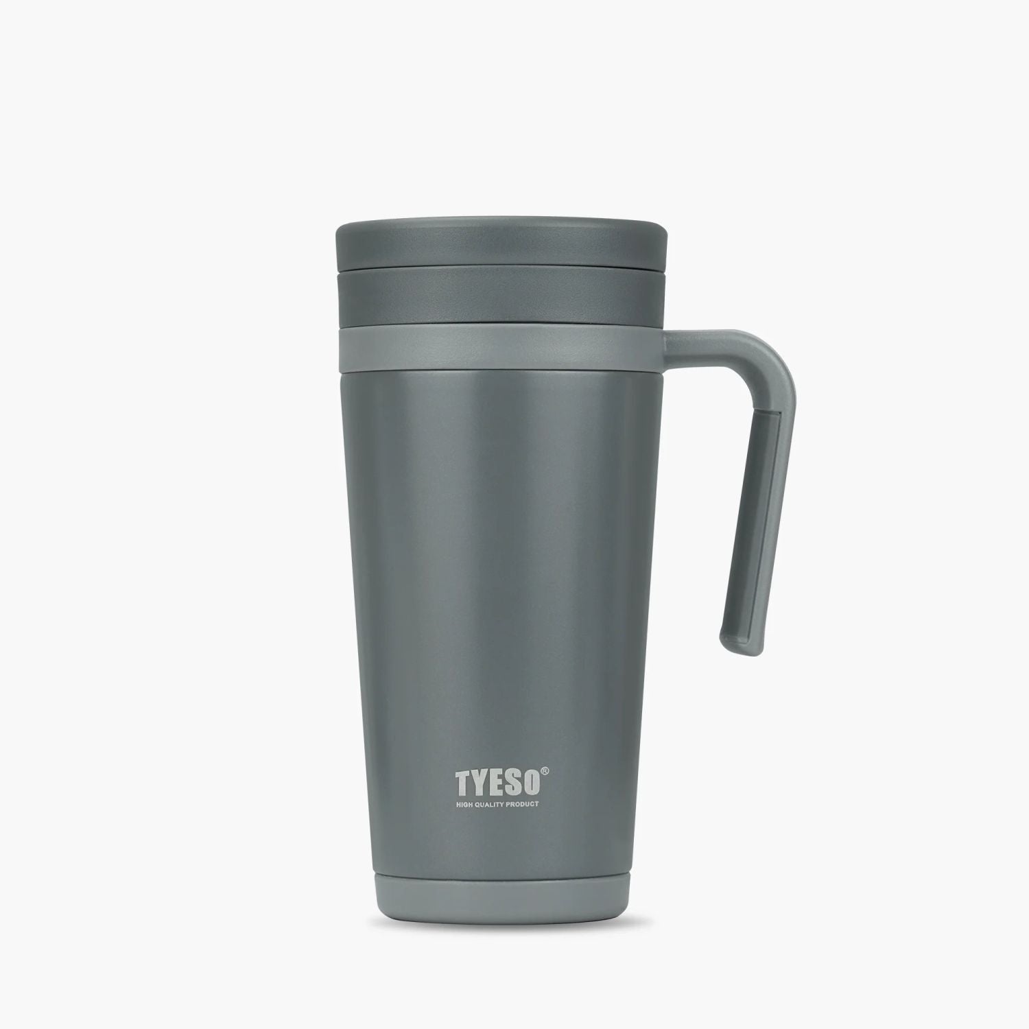 Tyeso Steep Built In Filter S/S Vacuum Insulated Coffee Cup 500ml - Dark Grey