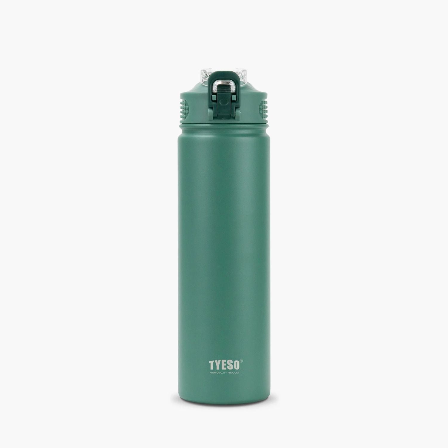 Tyeso Wander Lockable One Press Straw Flip Lid S/S Vacuum Insulated Bottle With Handle 750ml - Green