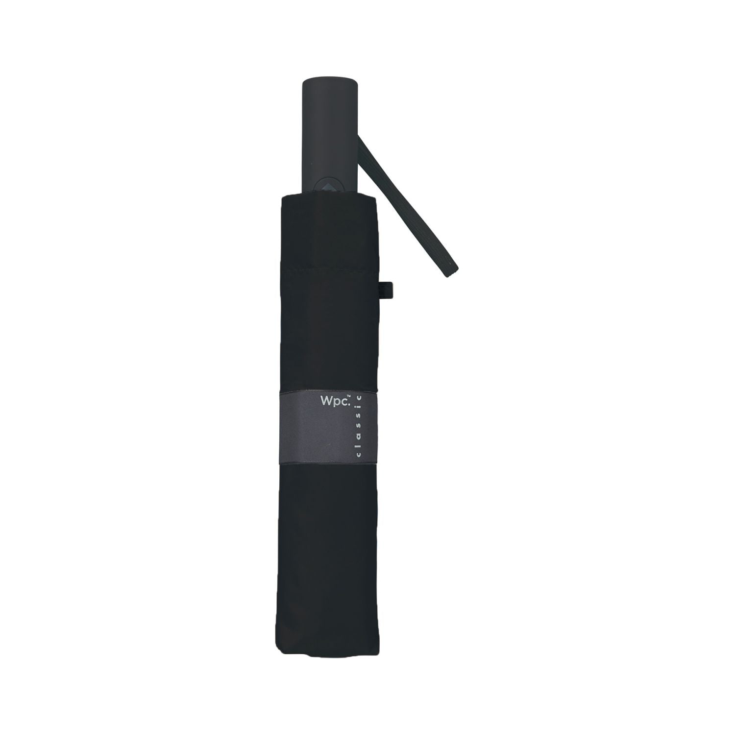 WPC Automatic UV Protection Folding Umbrella 62cm (Black)