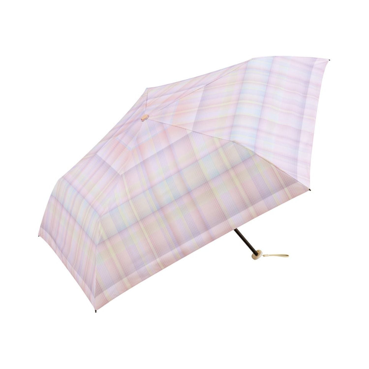 WPC Gradation Check Mini UV Protection UPF 50+ Umbrella 50cm - Pink