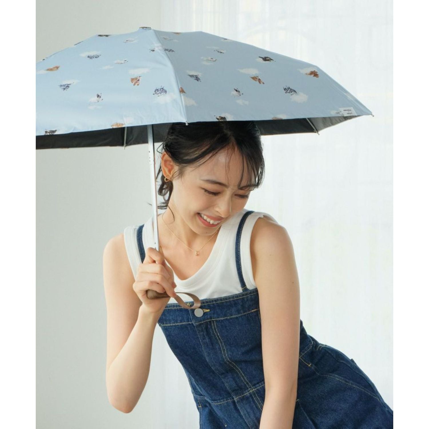 WPC Hikouken (2025) UV Protection UPF 50+ Umbrella 47cm (Saxon Blue)