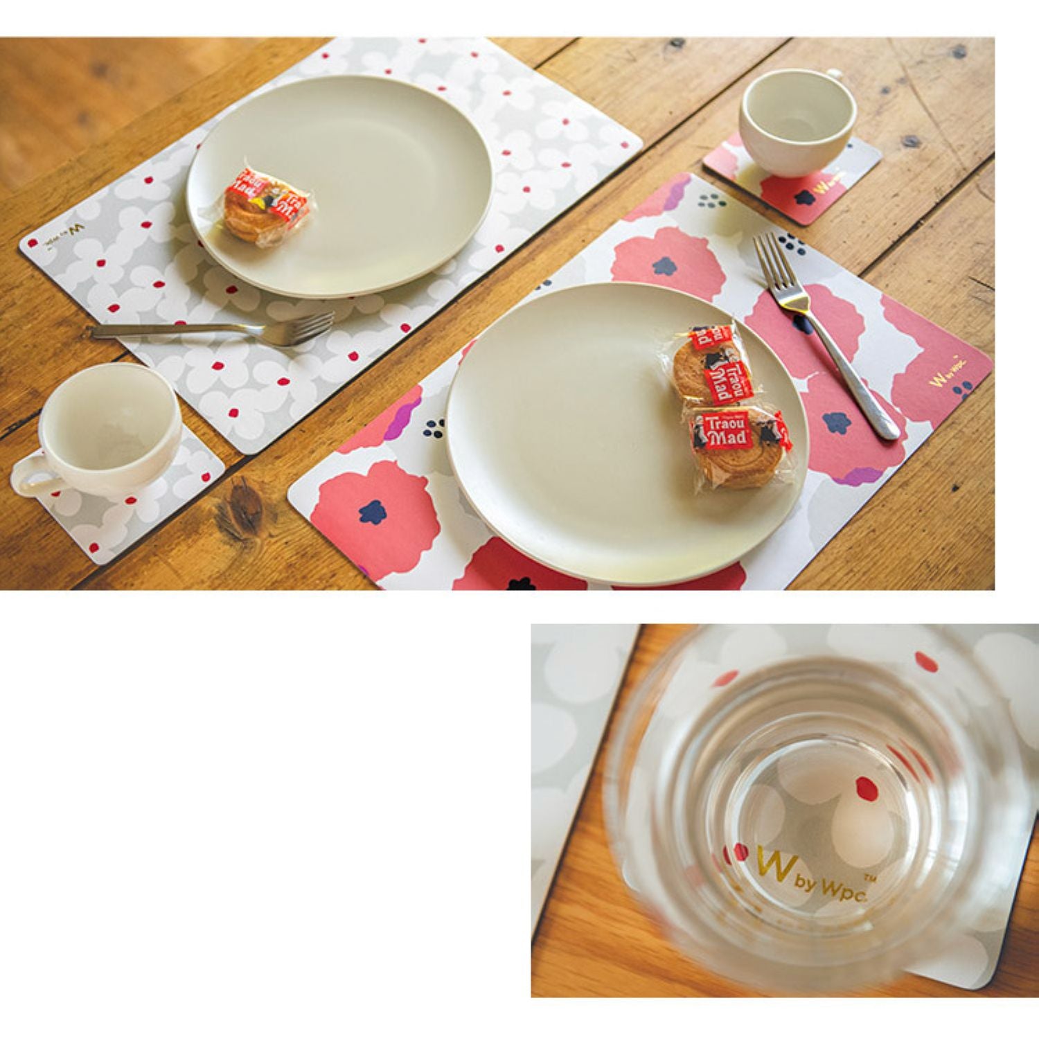 WPC Multi-Purpose Coaster (Peony Red)