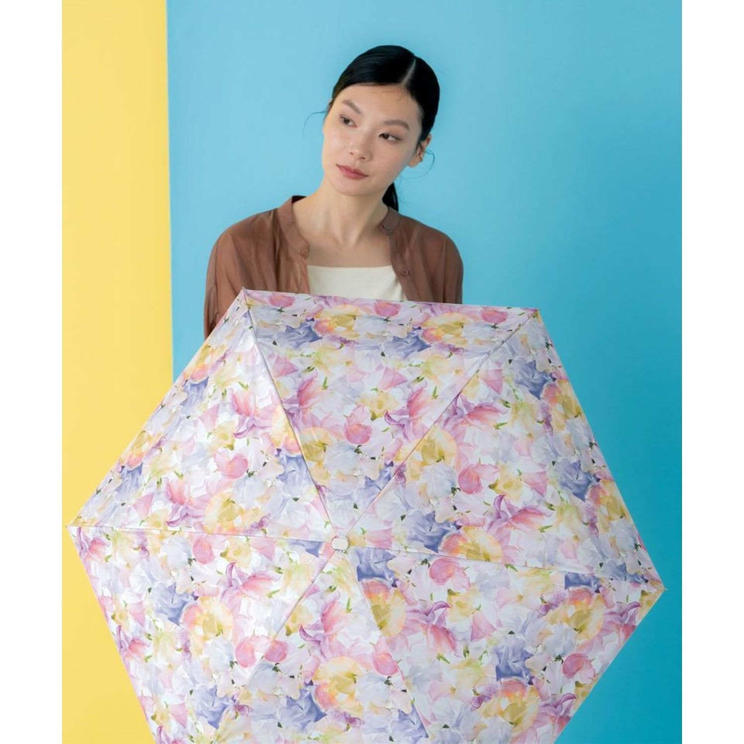 WPC X Plantica (2025) UV Protection UPF 50+ Umbrella 47cm (Pink)