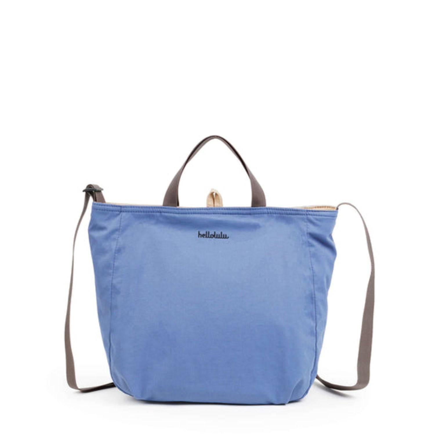 Hellolulu Jolie Double Sided 2 Way Shoulder Bag Recycled (Classic Blue/Clay Khaki)