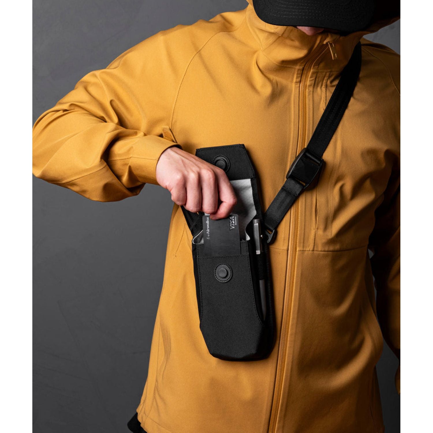 ALPAKA Modular Phone Sling V2 Axoflux 300D (Black)