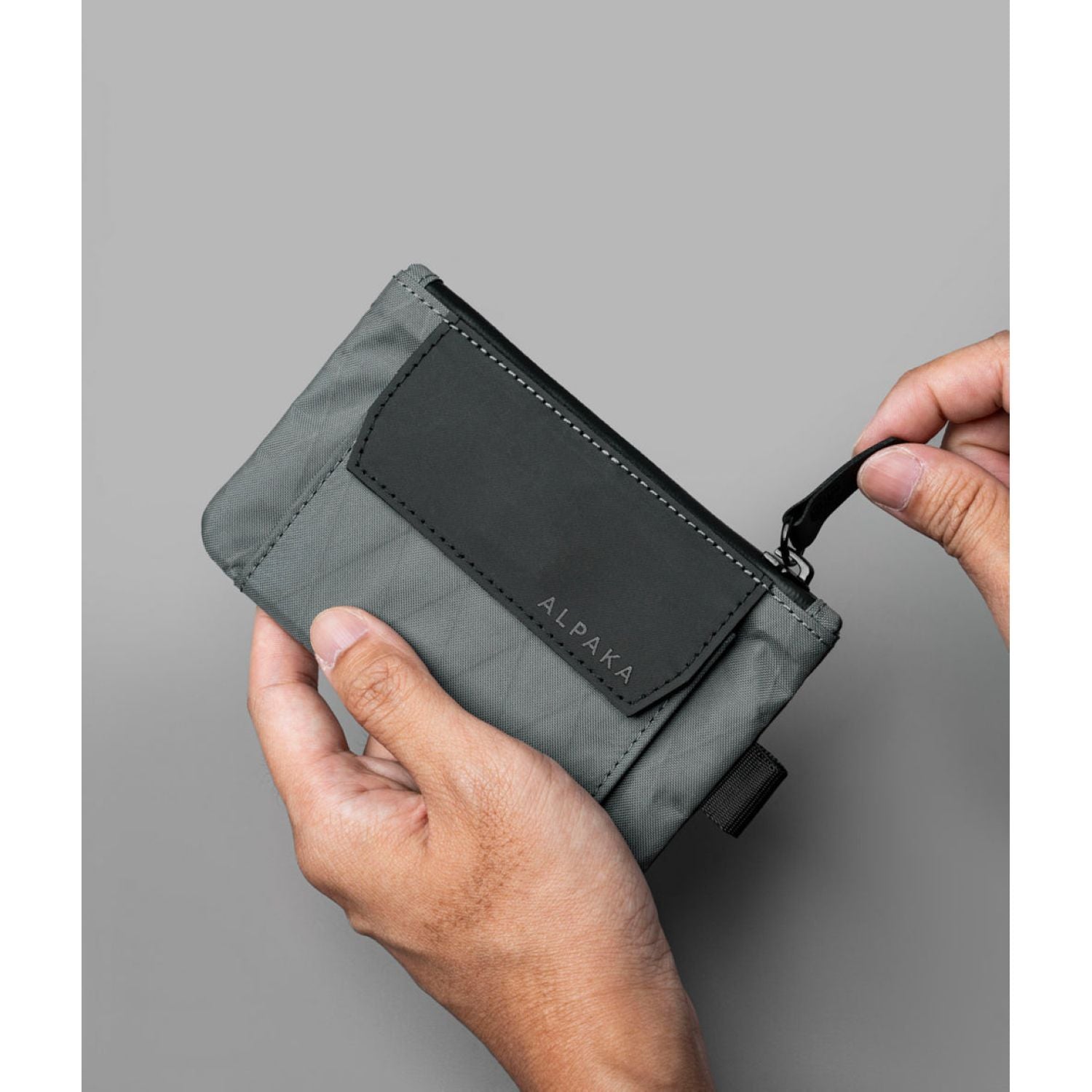 ALPAKA Zip Pouch Coin X-Pac VX21 (Slate Grey)