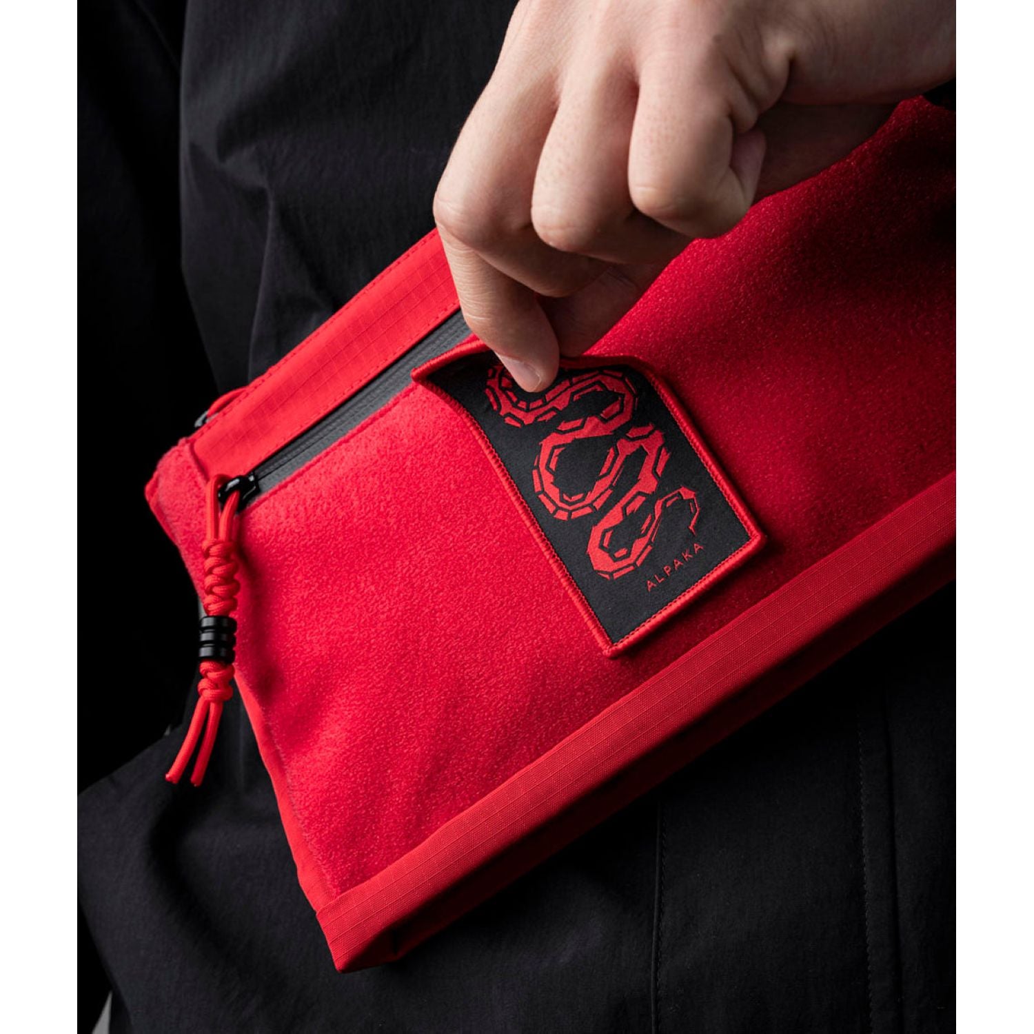 ALPAKA Zip Pouch Max V2 Axoflux 210D - Snake Edition Red – The