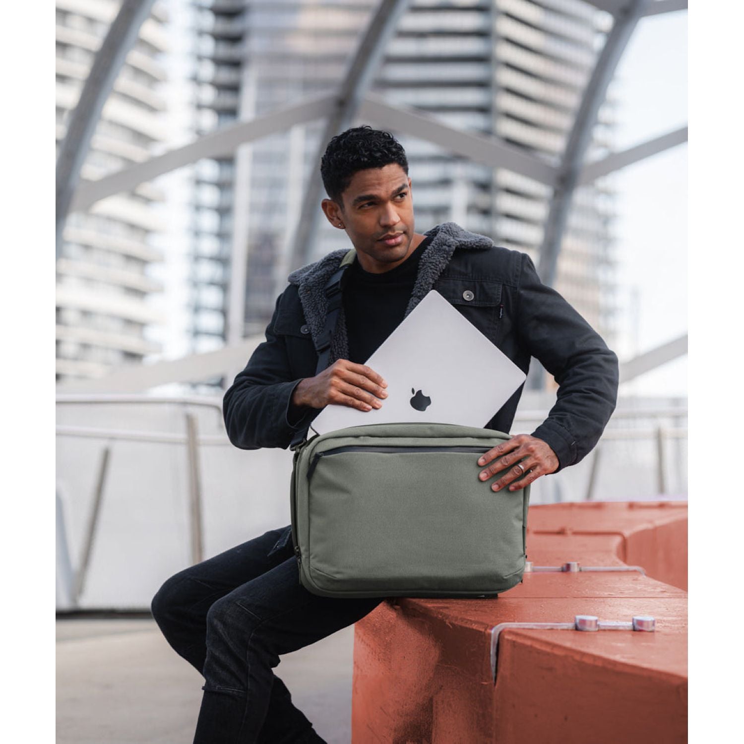 ALPAKA Elements Tech Brief Pro Axoflux 600D (Sage Grey)