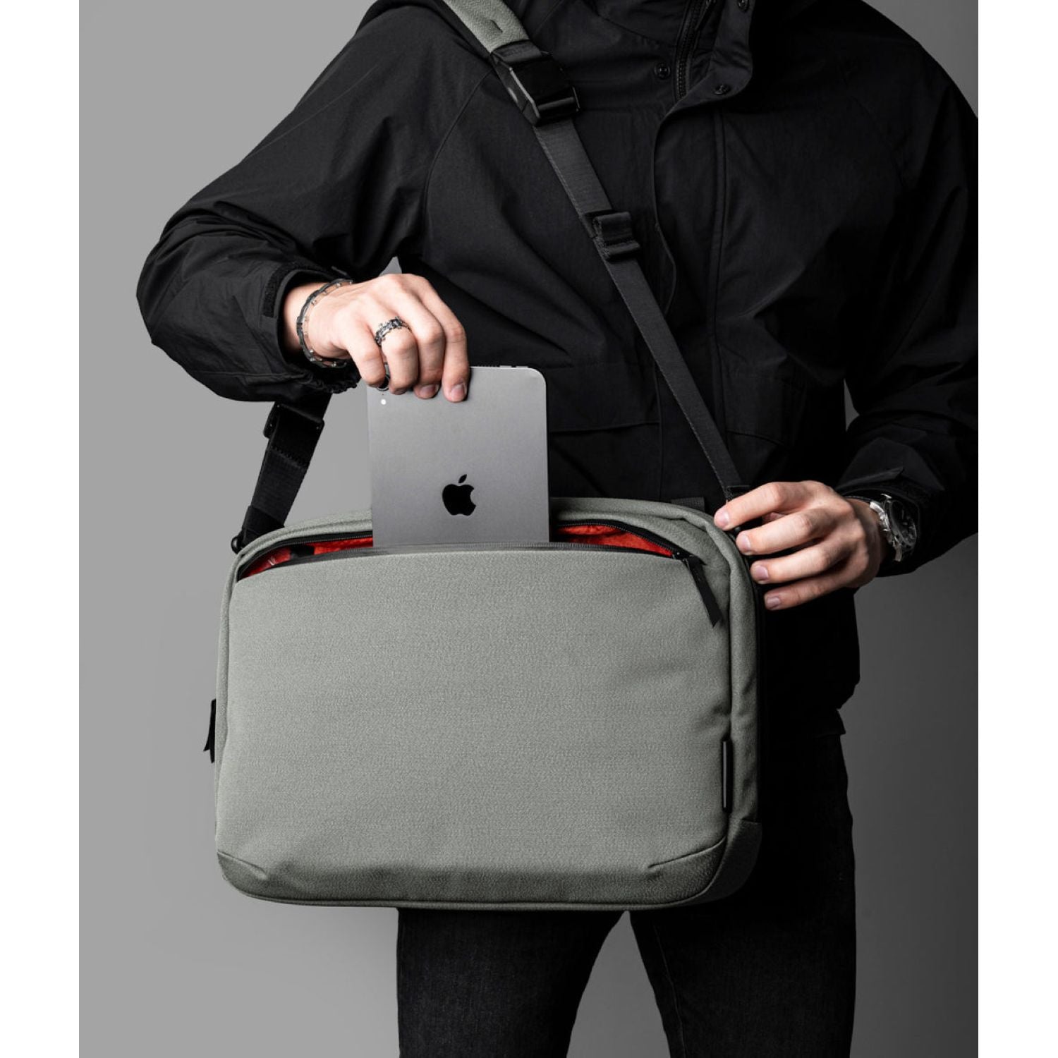 ALPAKA Elements Tech Brief Pro Axoflux 600D (Sage Grey)