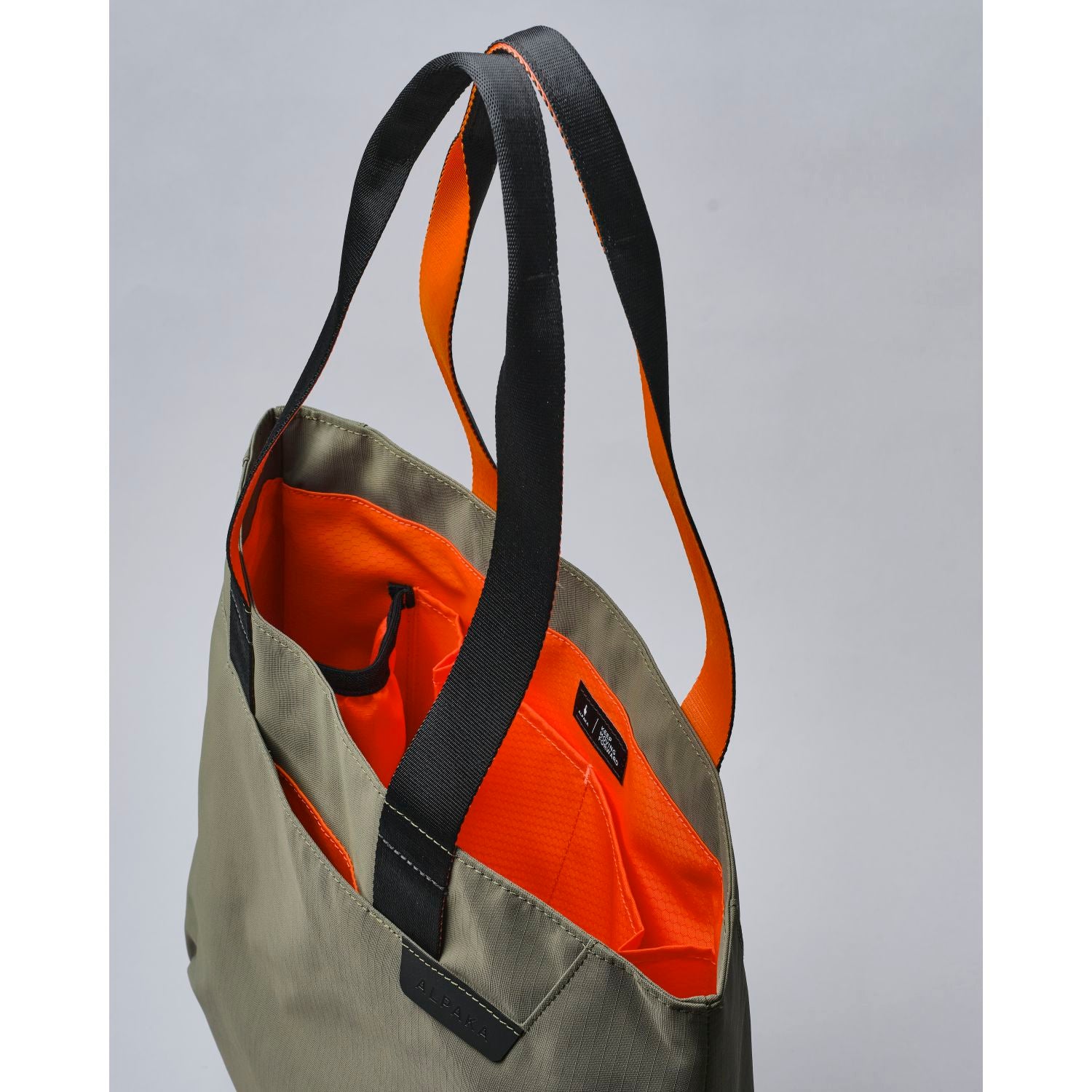 ALPAKA Elements Tote Bag Axoflux 210D (Green/Orange)