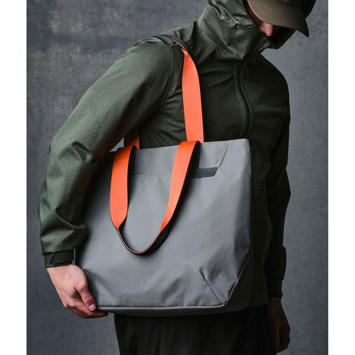 ALPAKA Elements Tote Bag Axoflux 210D (Grey/Orange)