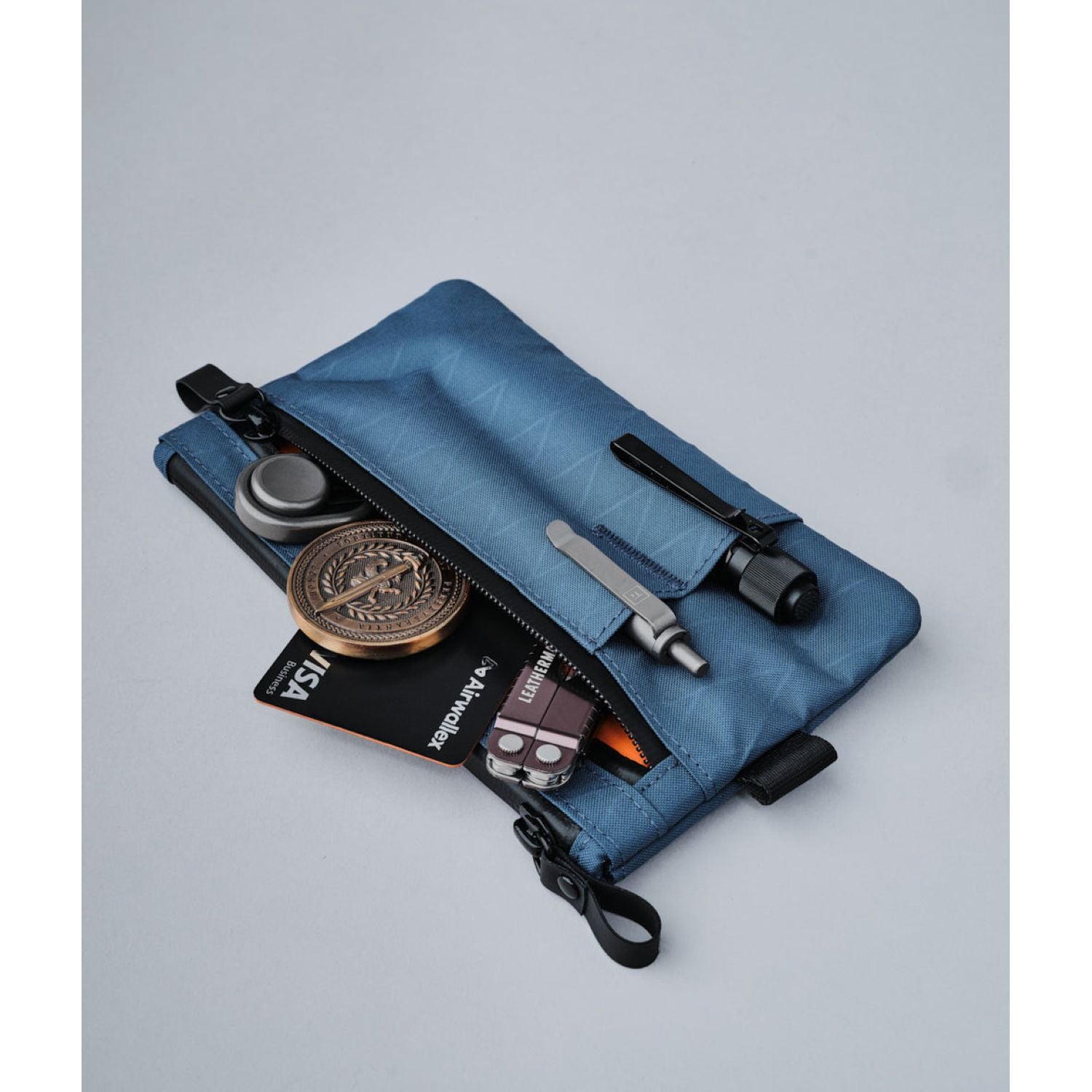 ALPAKA Zip Clutch RX30 (Ocean Blue)